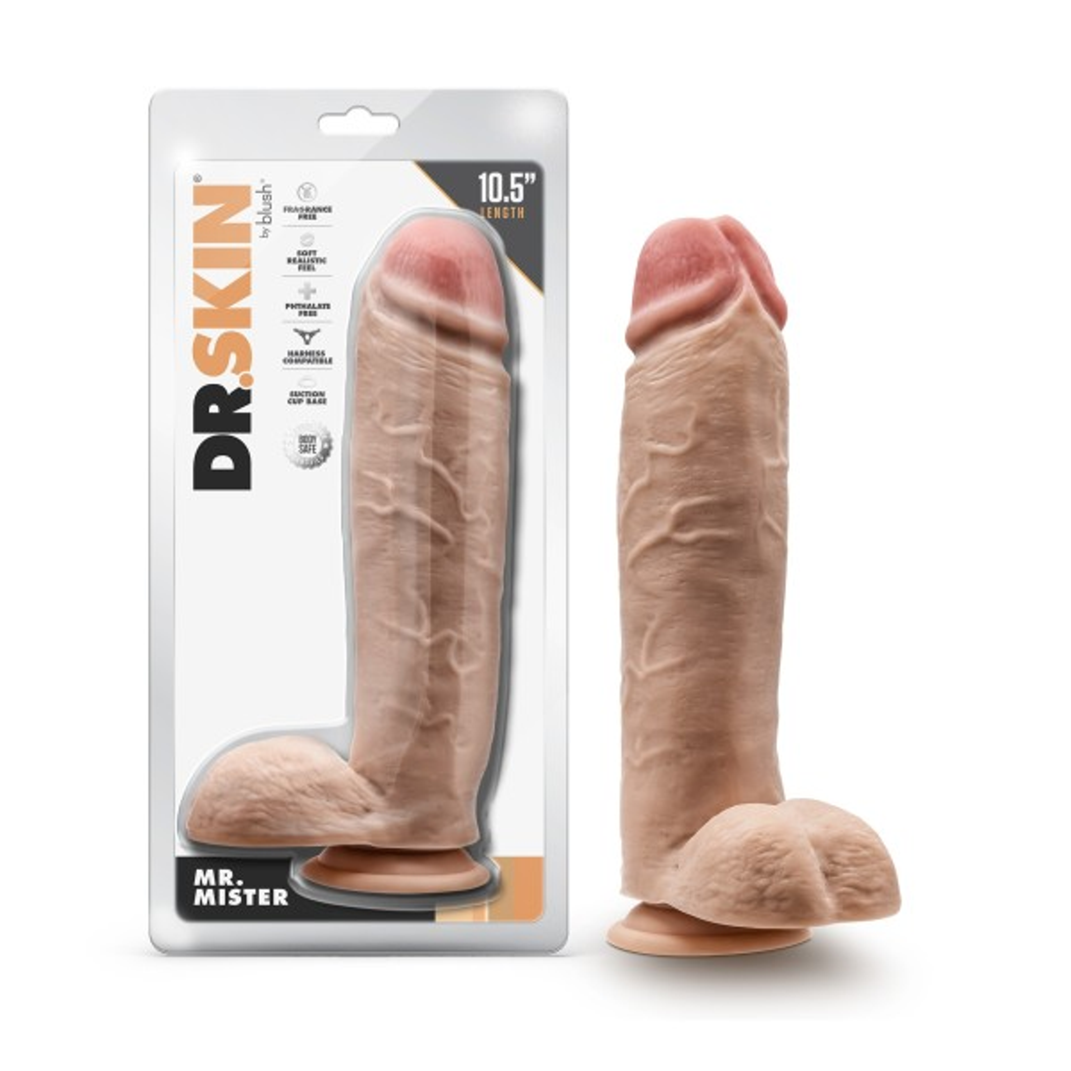Dr. Mister 10.5-Inch Dildo with Balls