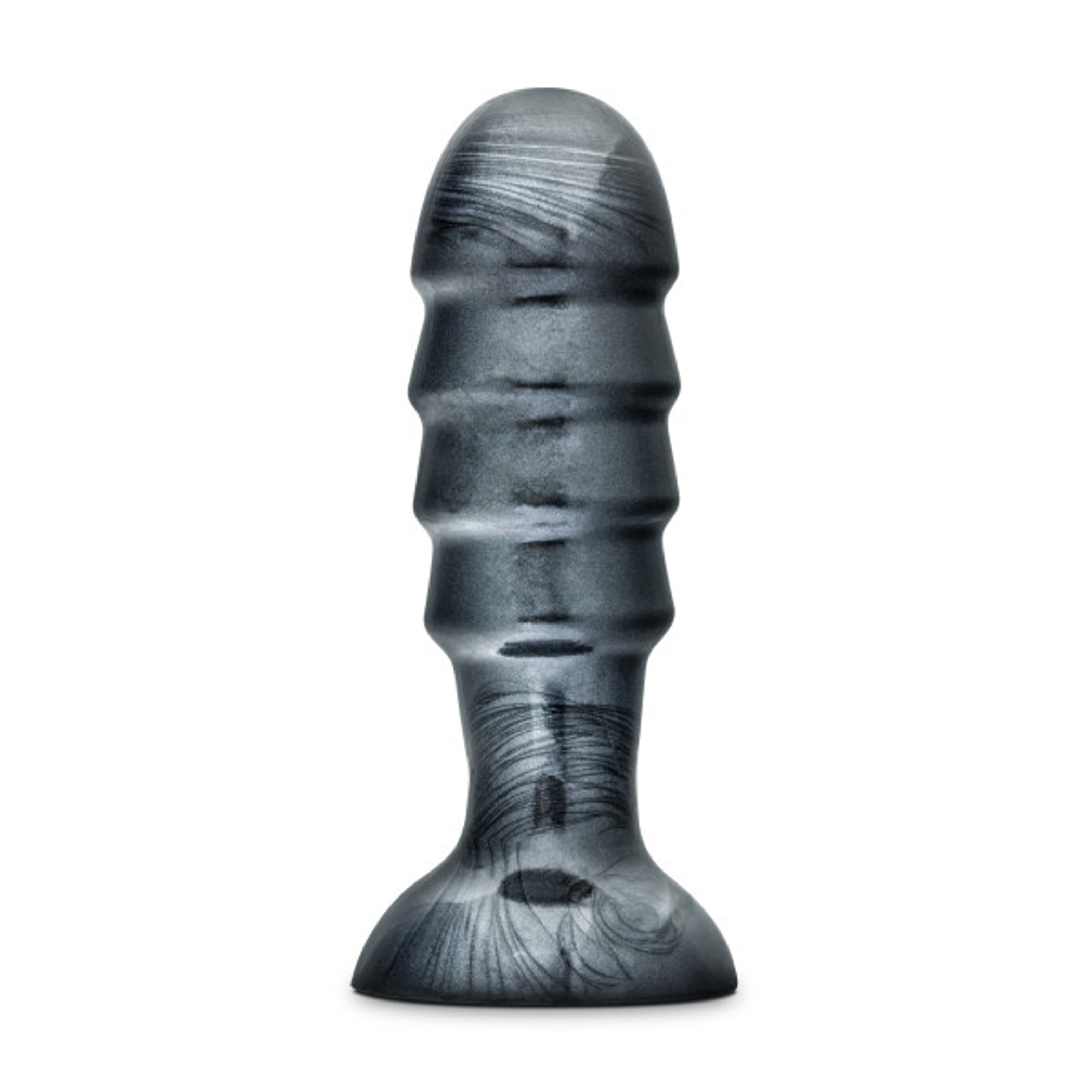 Jet Bruiser Carbon Metallic Black Butt Plug – Large Filling Plug