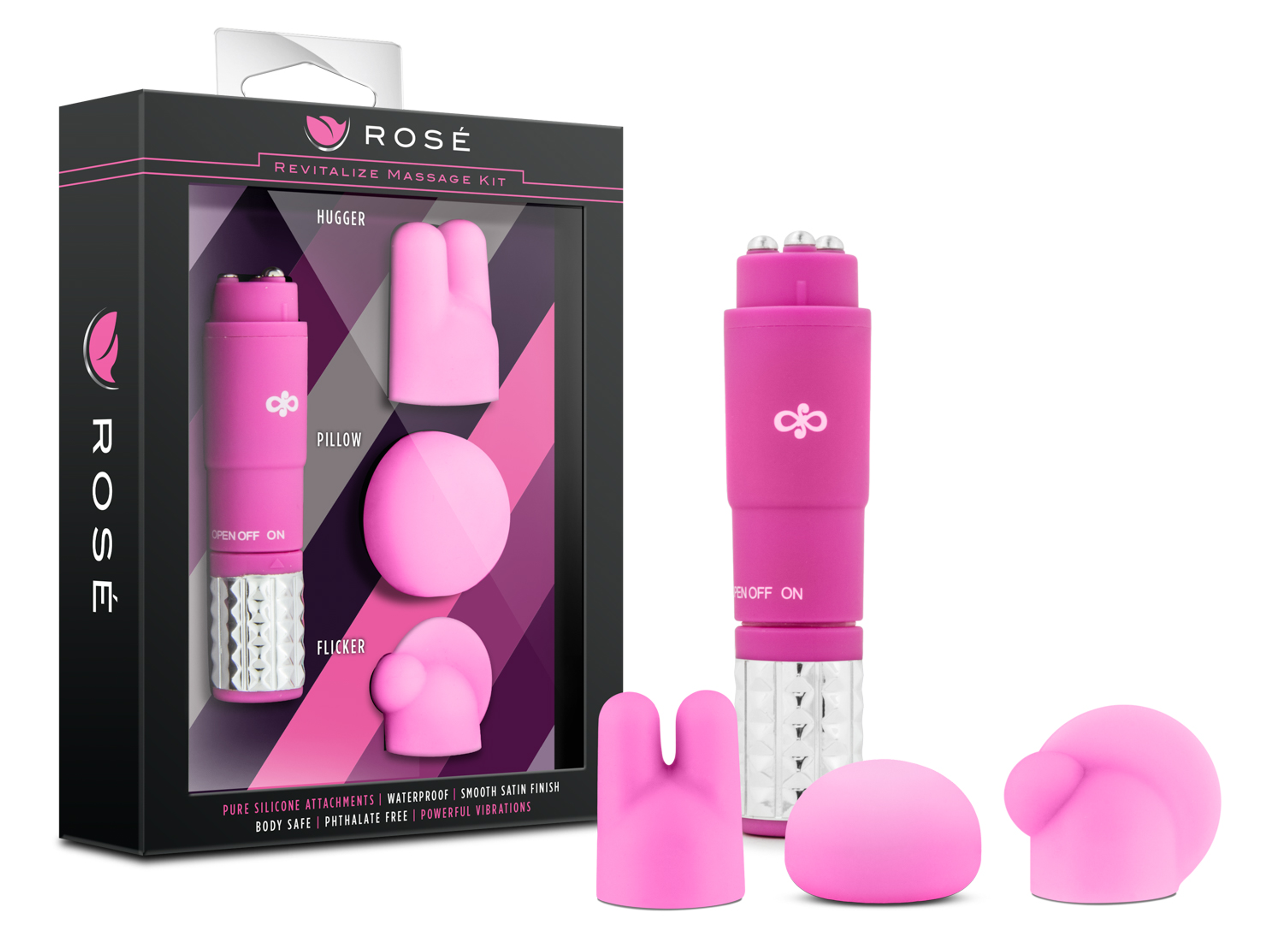 Rose Revitalize Massage Kit – Pink Sensual Massage Set