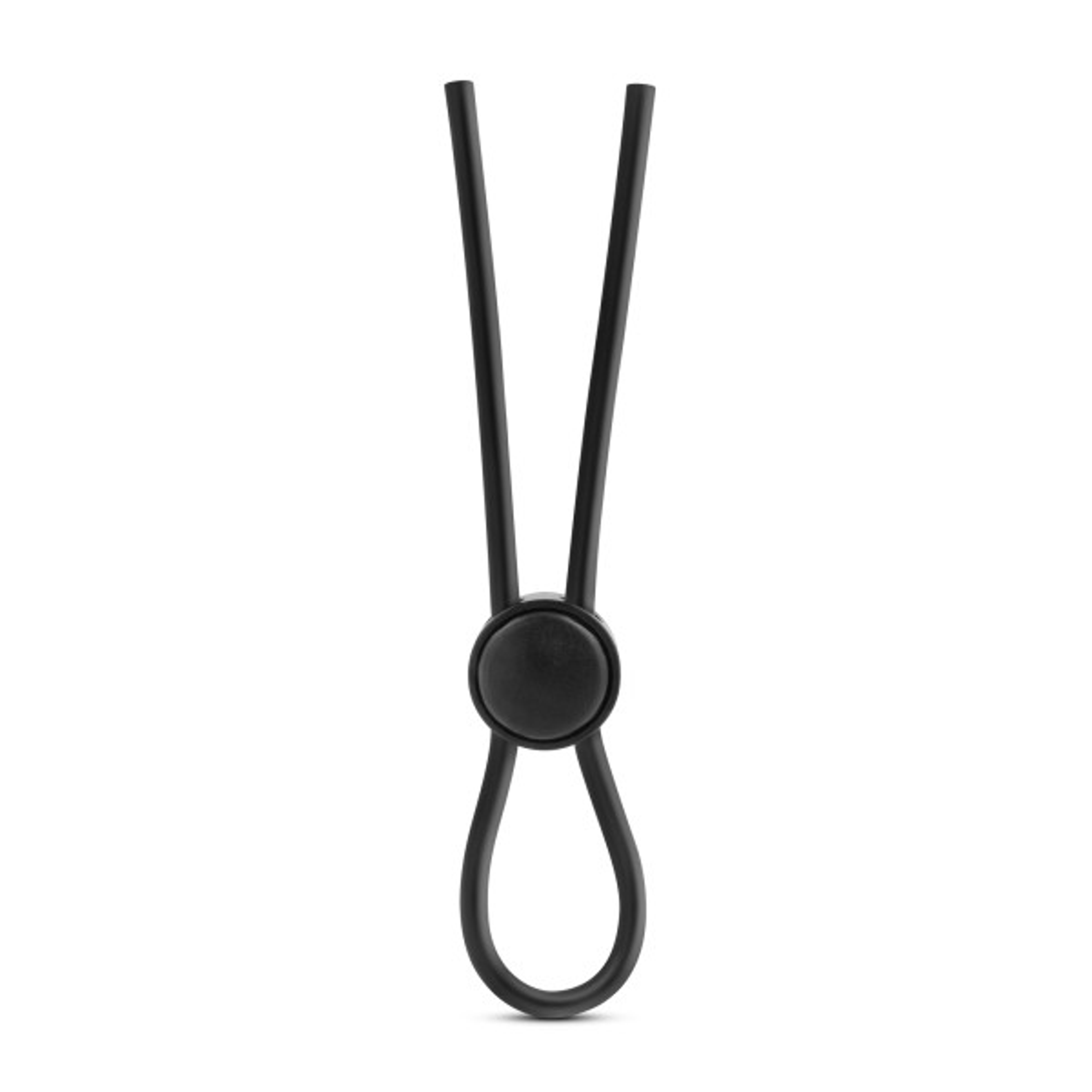 Stay Hard Silicone Loop Ring Black