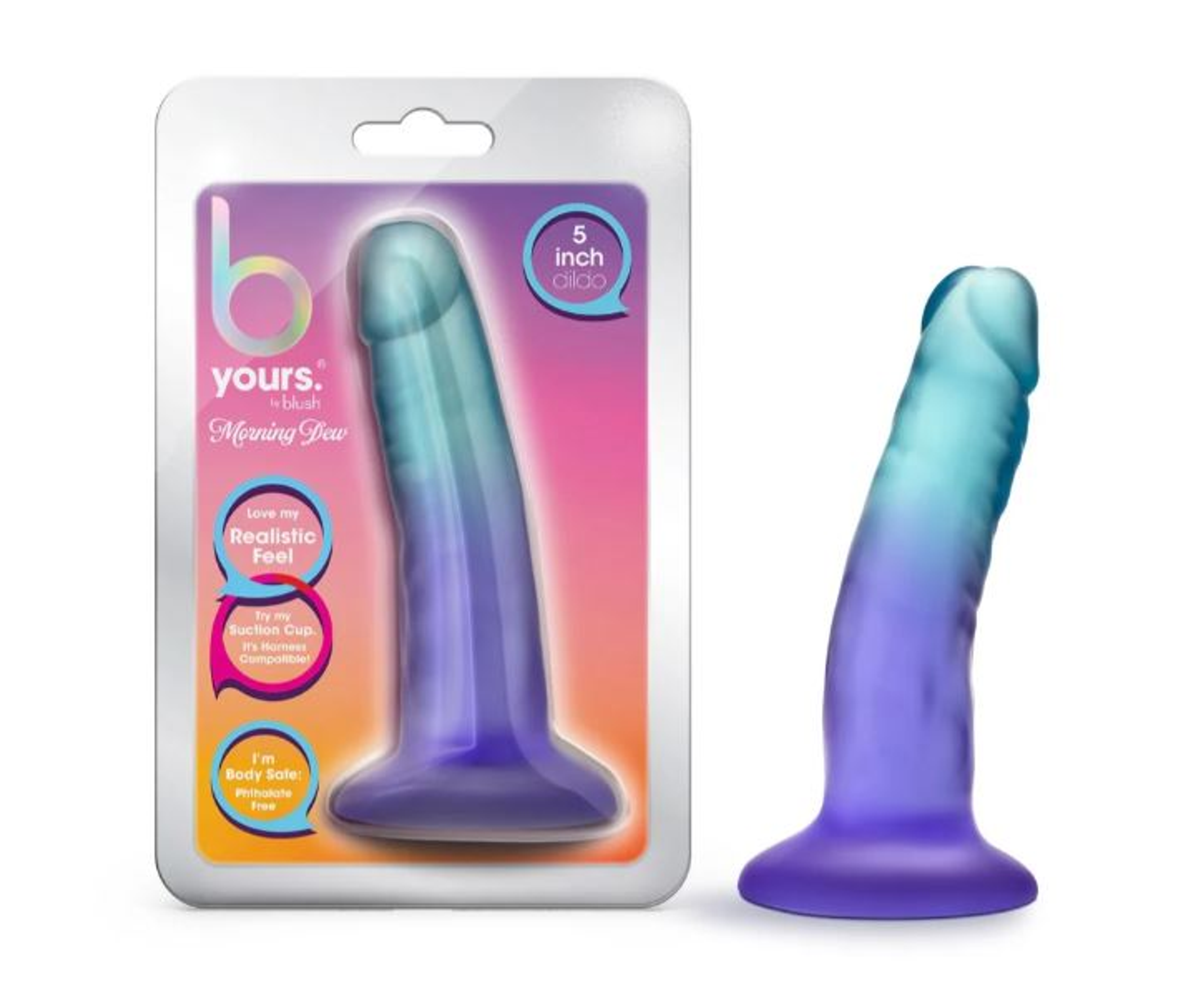 Morning Dew 5" Dildo in Indigo