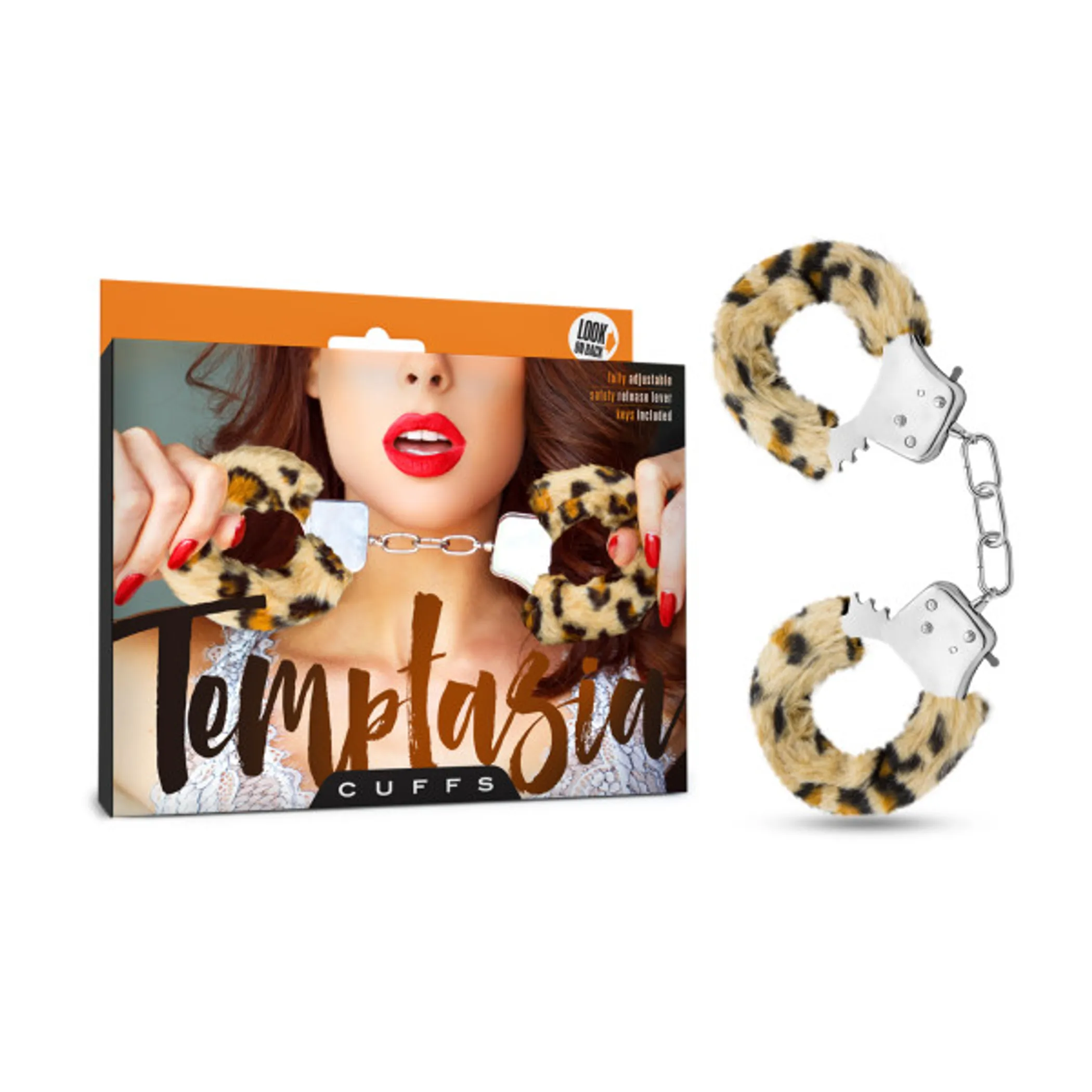 Temptasia Furry Leopard Cuffs