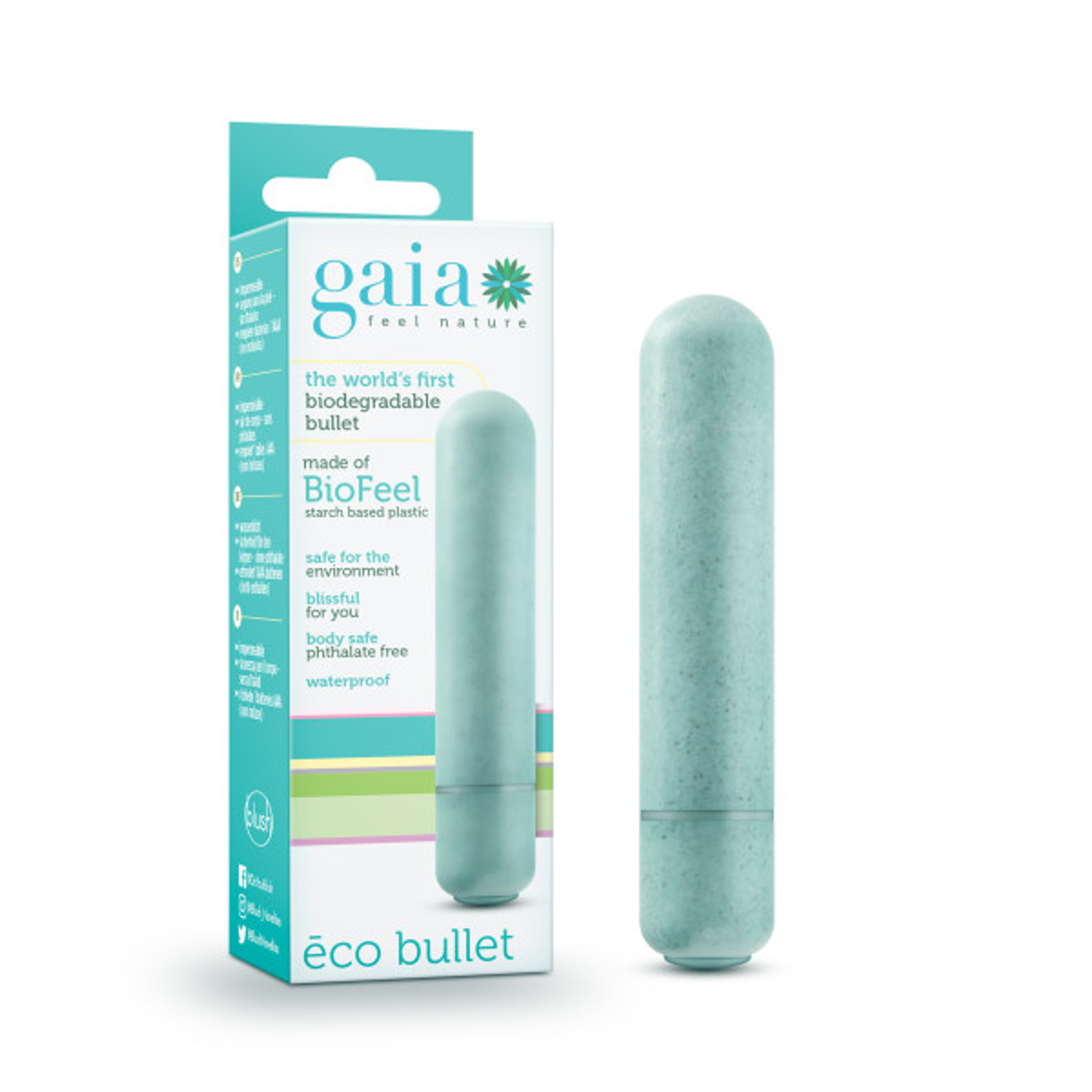 Blush Gaia Eco Bullet Aqua | Earth-Minded Mini Vibe
