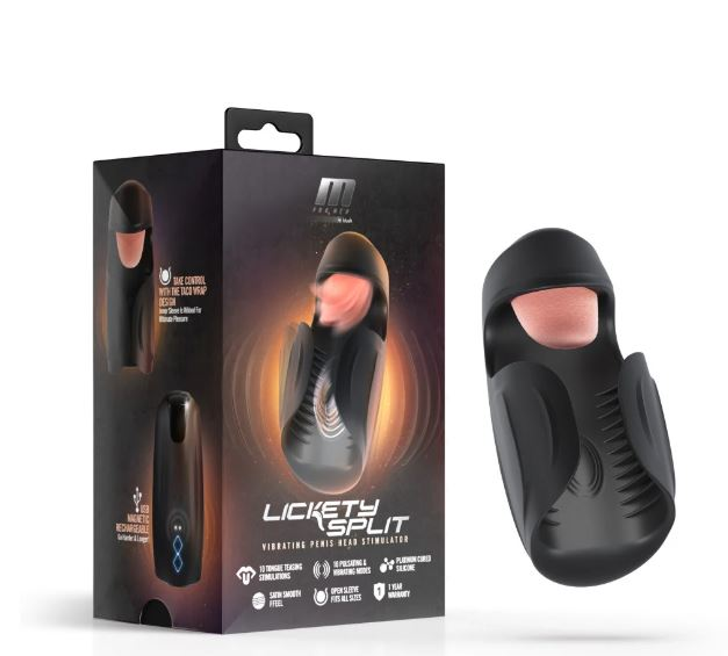 M For Men Lickety Split Black – Adventurous Novelty for Men