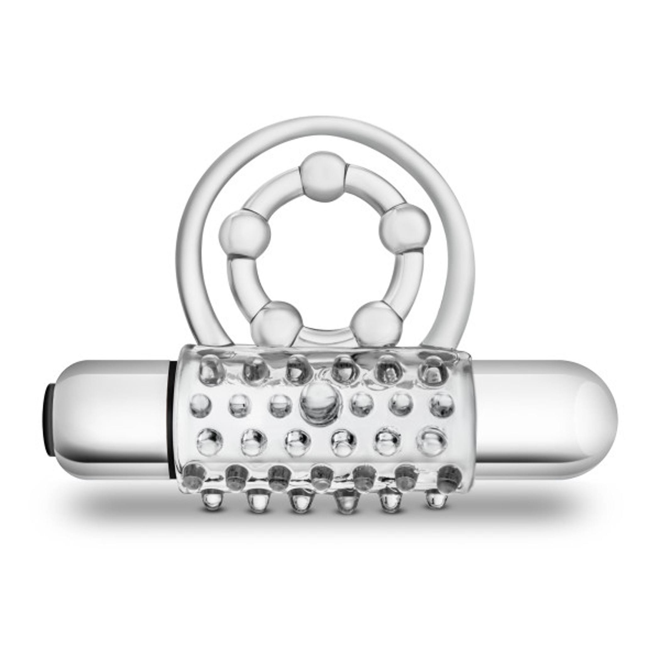 Stay Hard Vibrating Super Clitifier Clear – Vibrating Clitoral Love Ring