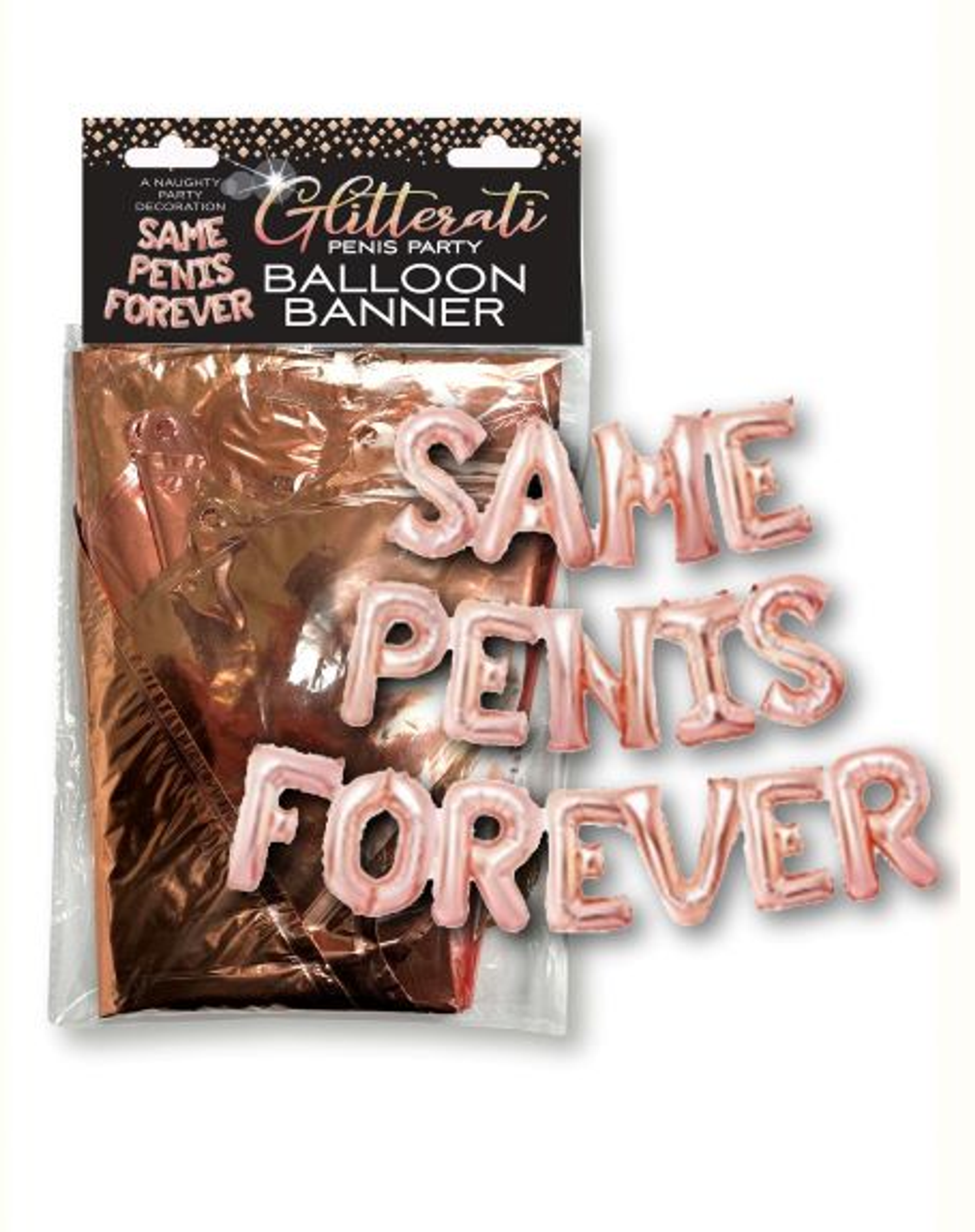 Glitterati Novelty Balloon Topper | Bachelorette Party Décor