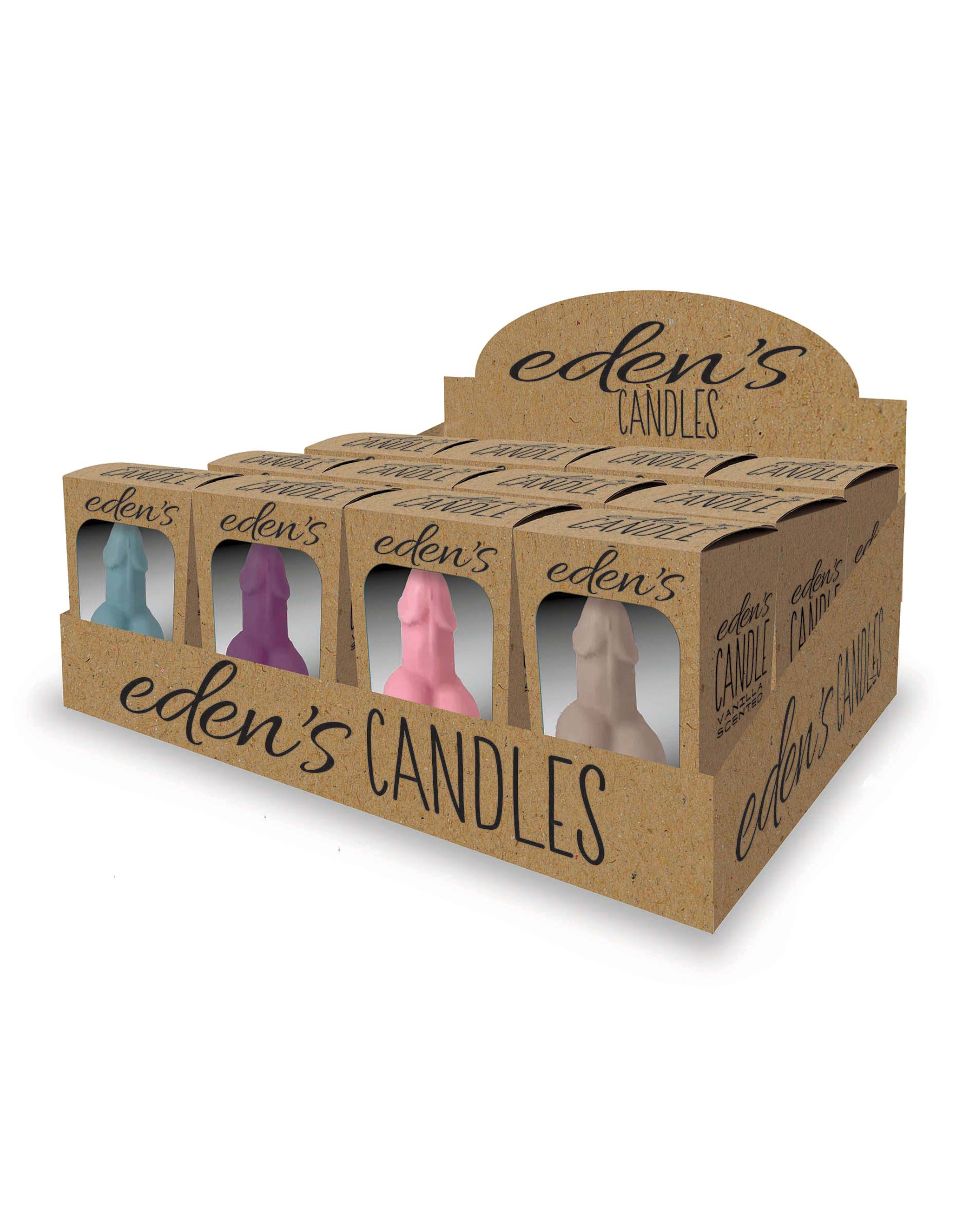 Eden's Candles Vjay Candle Display (12-Piece)