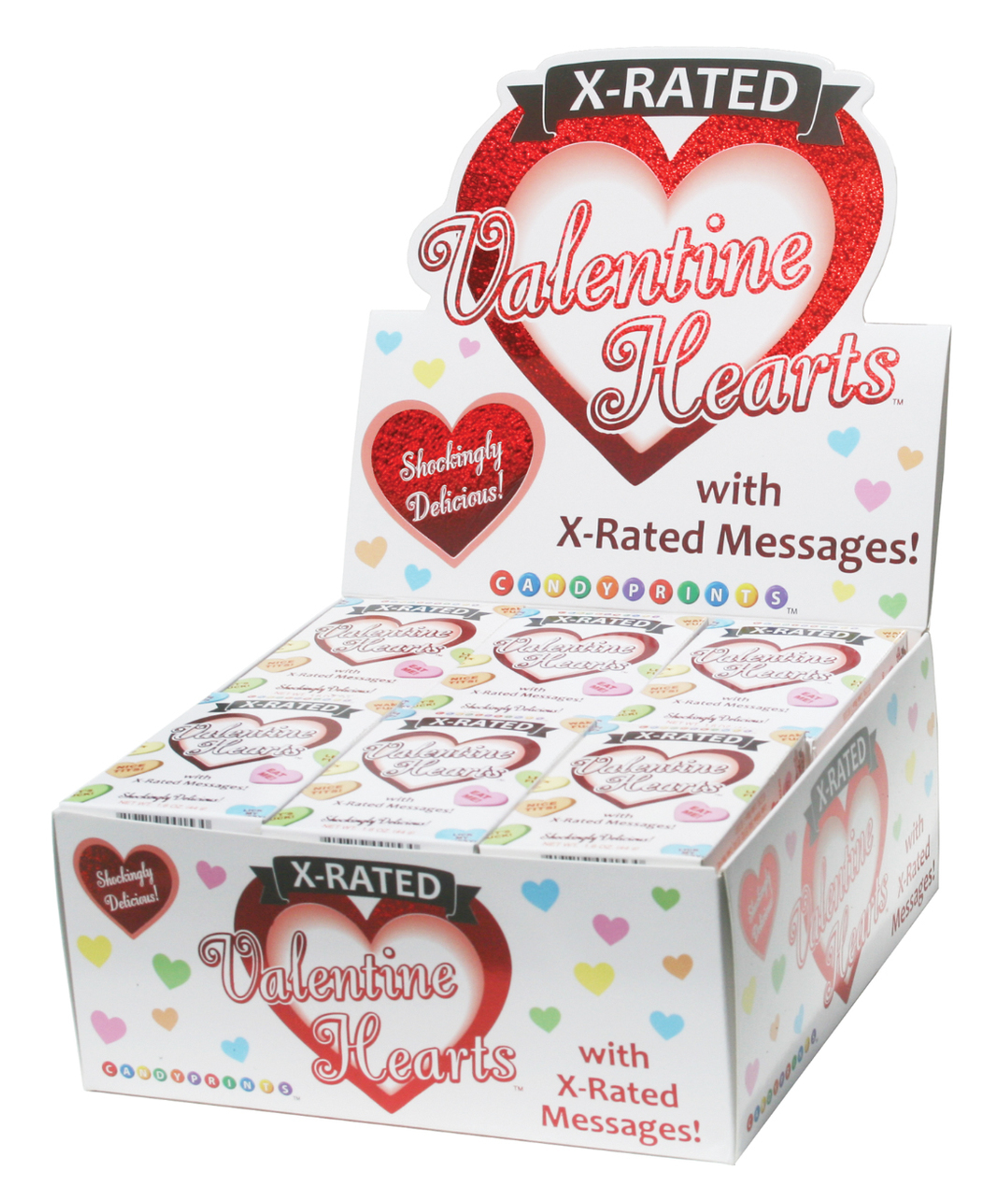 Naughty Valentine Candy 24-Pc Countertop Display
