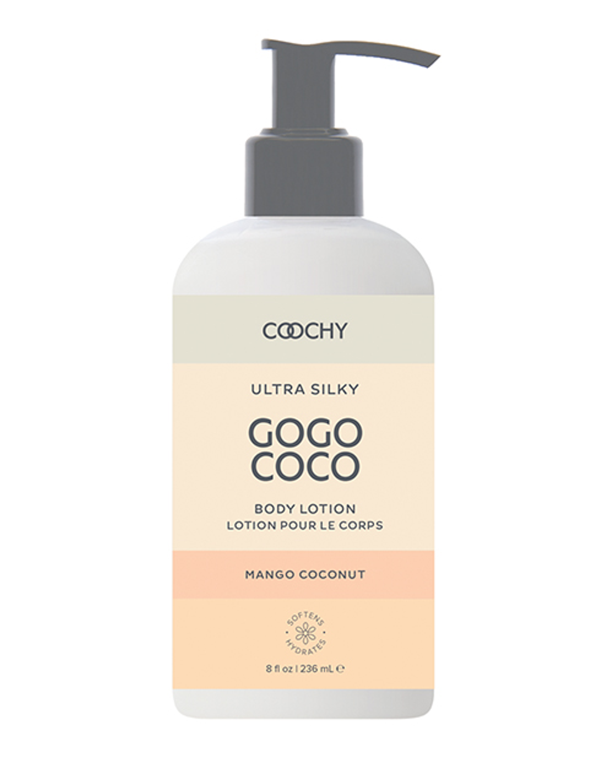 Coochy Ultra Silky Body Lotion - Mango Coconut, 8 oz