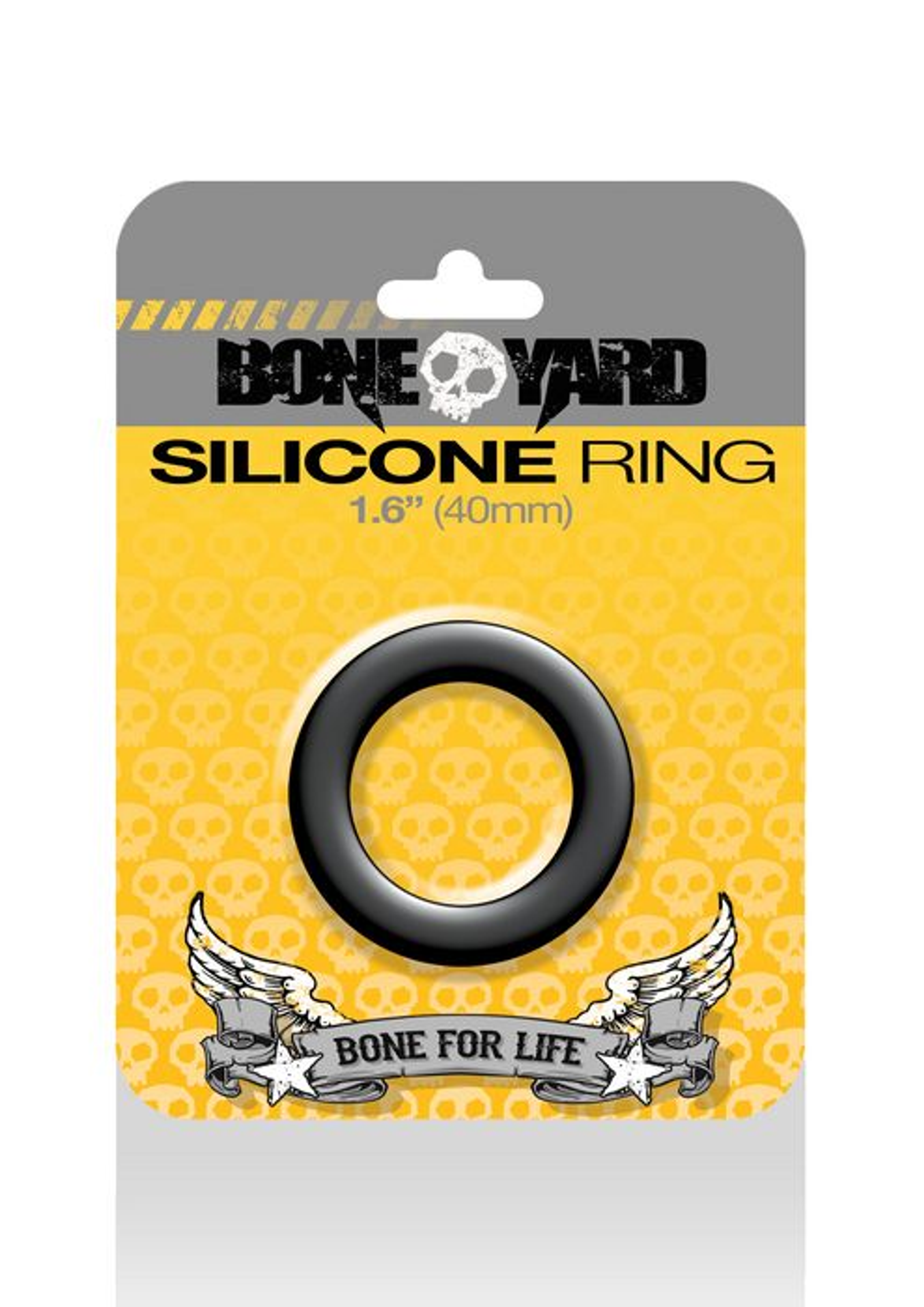 Boneyard Silicone Ring 40mm Black | Classic Cock Ring