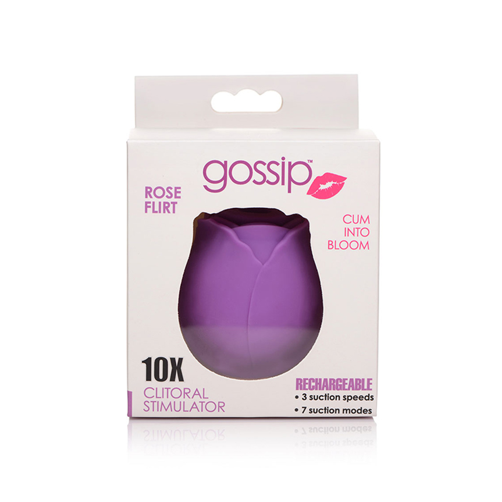 Gossip Rose 10X Silicone Clit Suction Stimulator