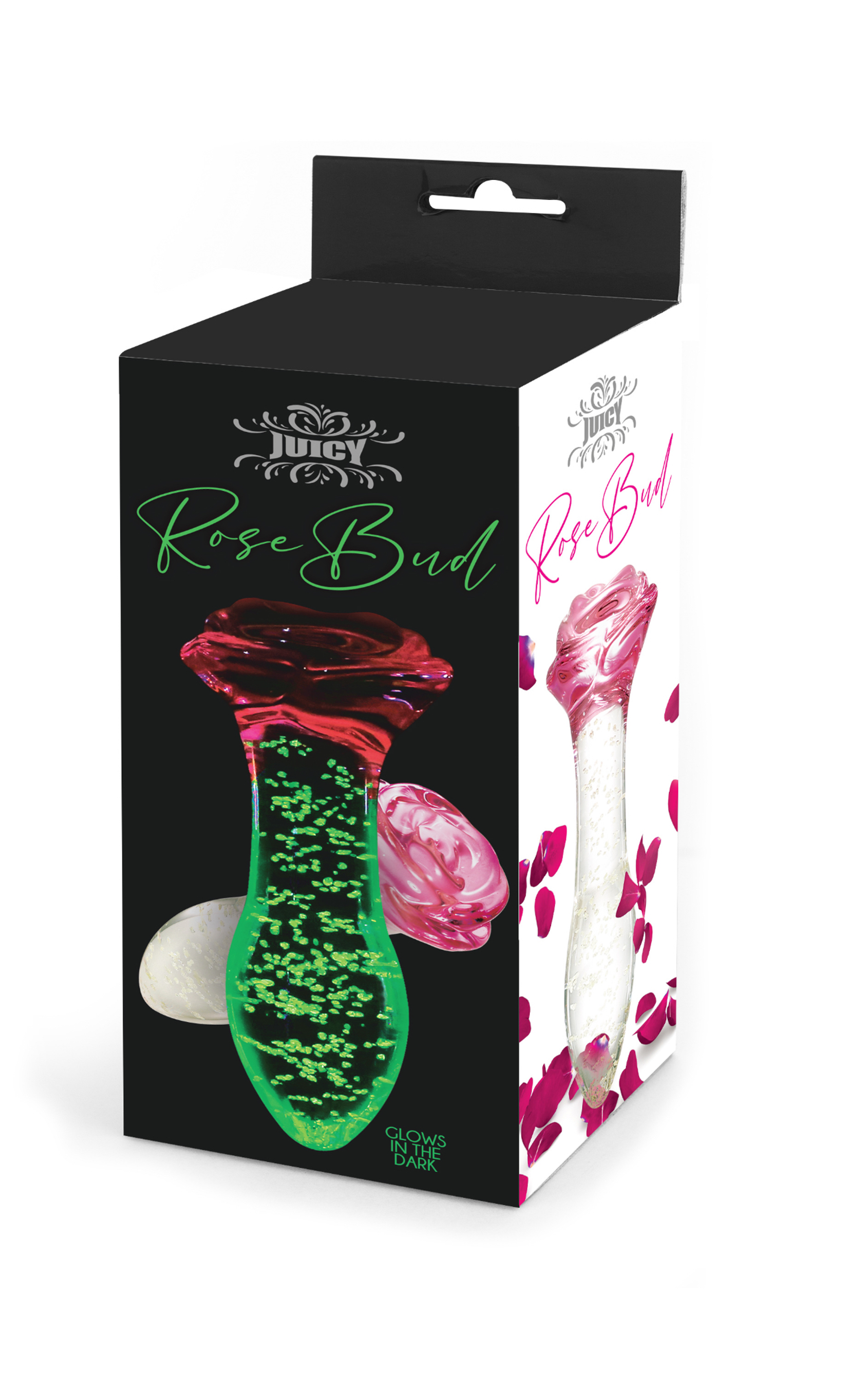 Juicy Glass Rose Bud Plug – Jeweled Glass Pleasure