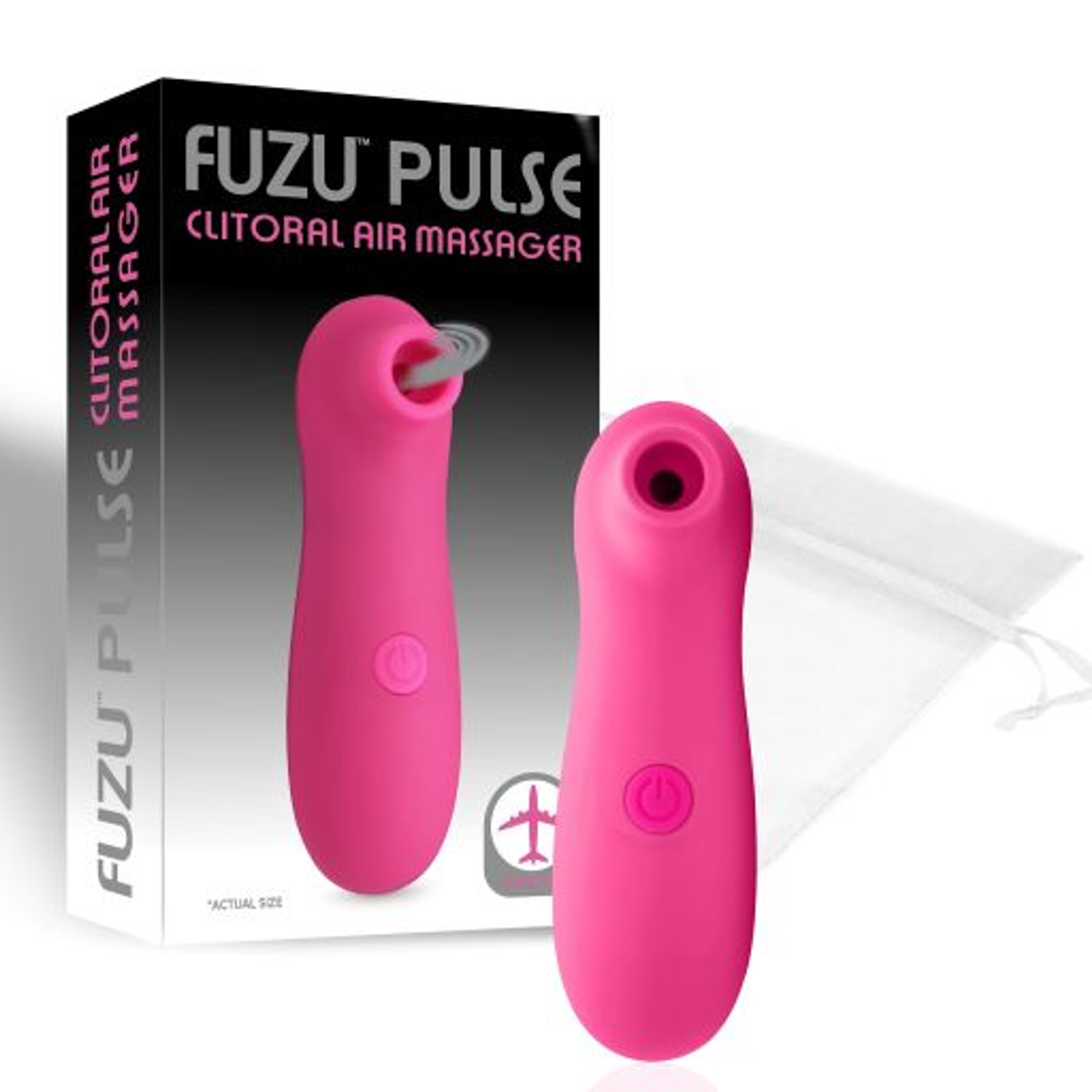 Clitoral Air Massager Pink | Rechargeable Air-Pulse Toy