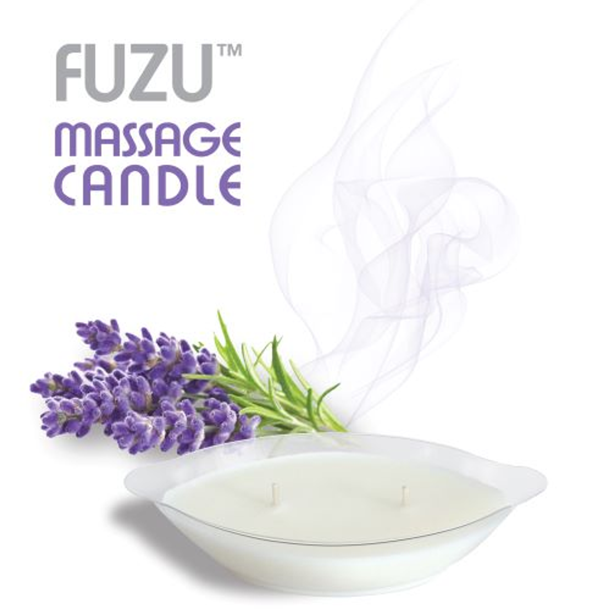 Fuzu Lavender Mist Massage Candle 4 Oz