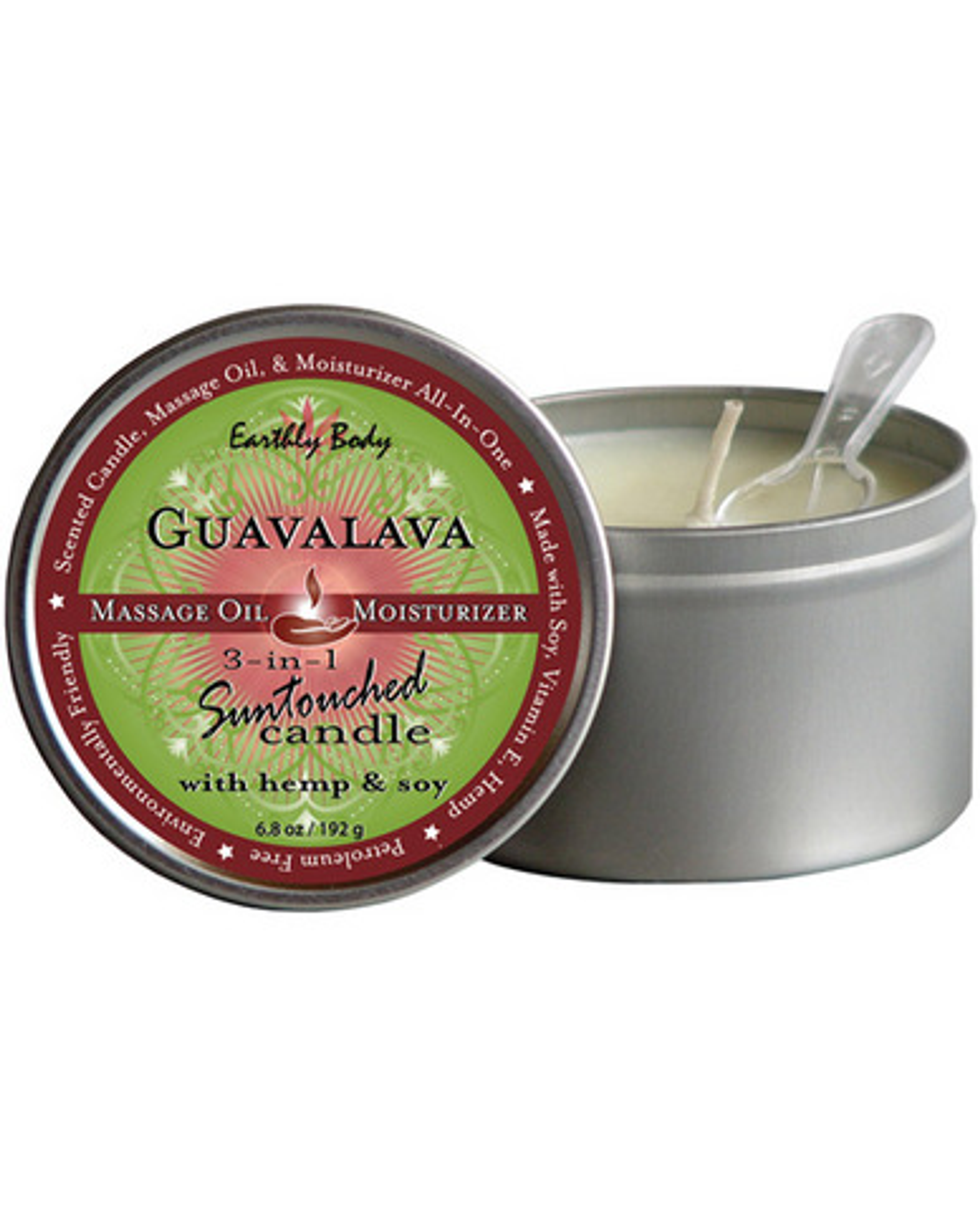 3-in-1 Massage Candle — Guavalava (6 oz)