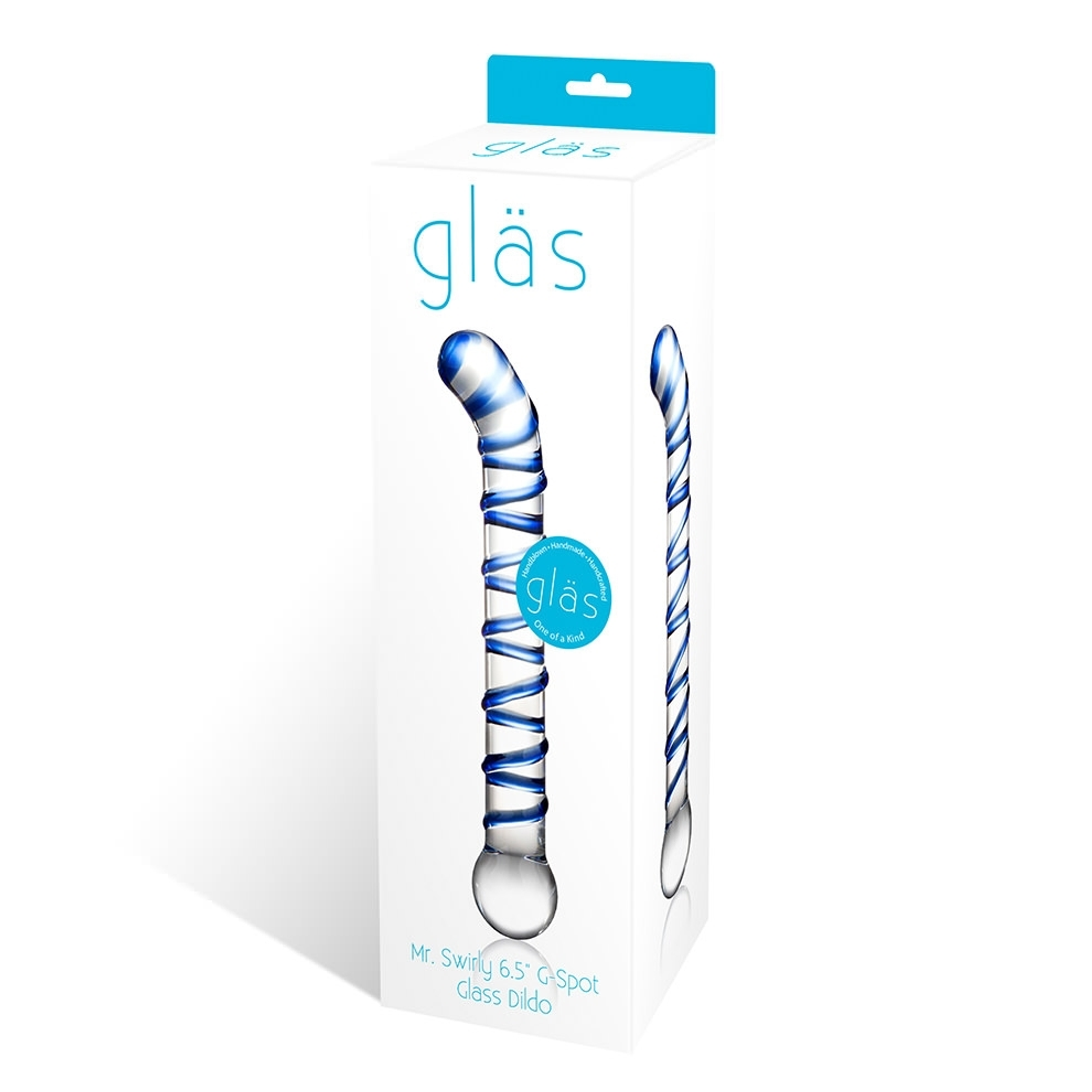 Glas Mr. Swirly 6.5-Inch G-Spot Glass Dildo