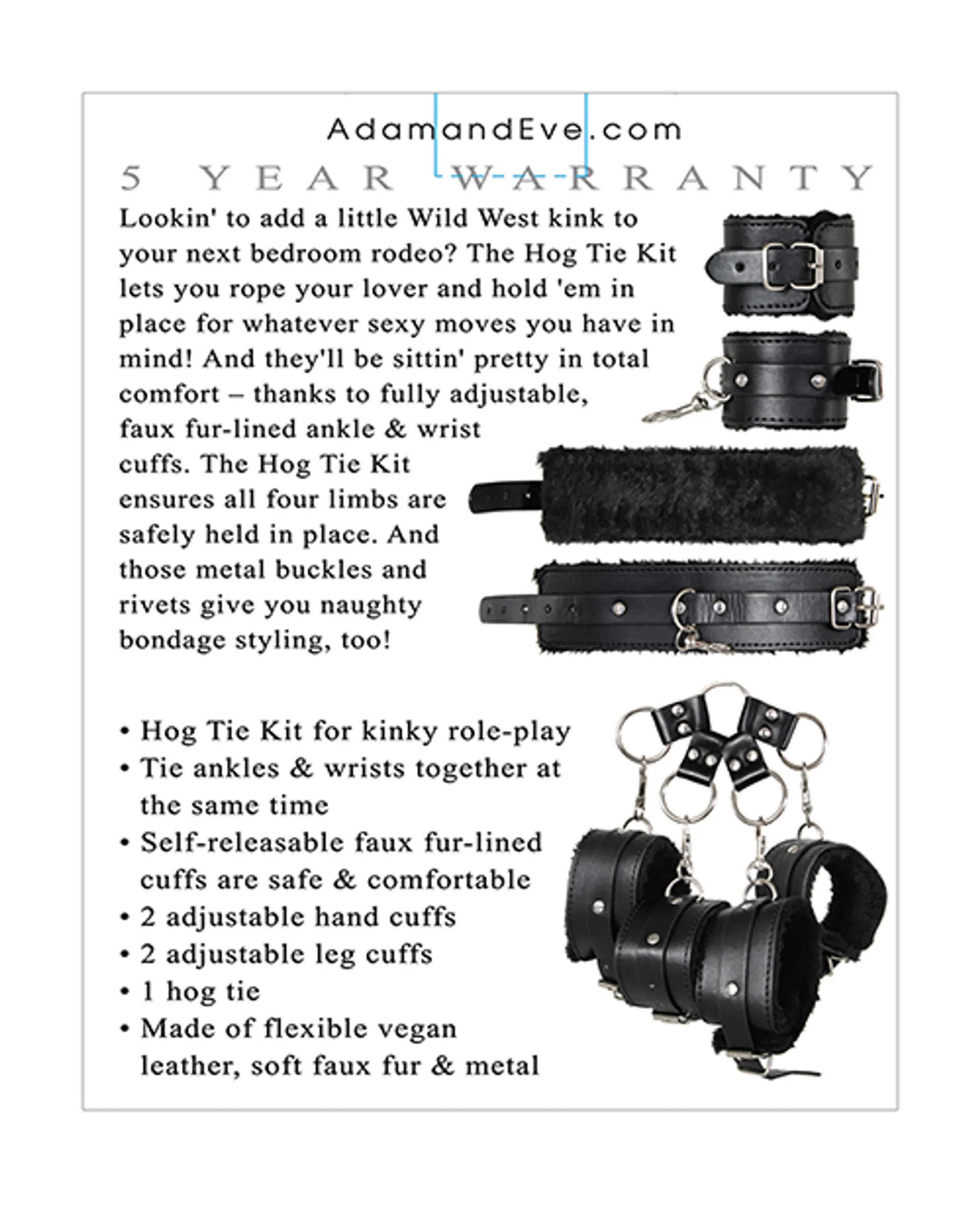 Adam & Eve Hog Tie