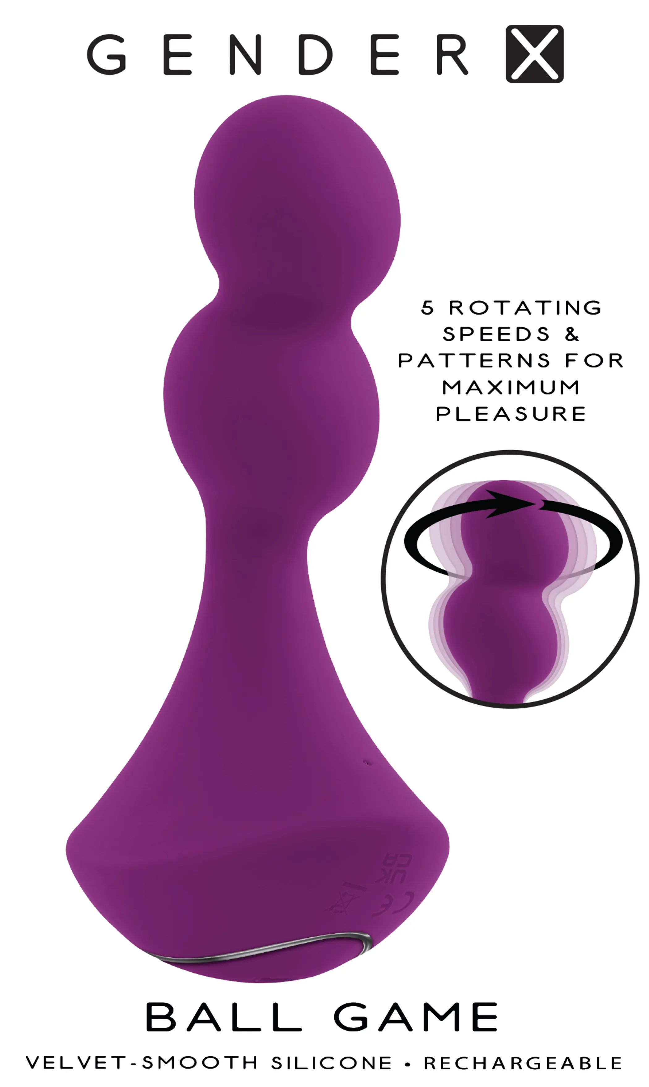 Gender X Ball Game Vibrating Plug