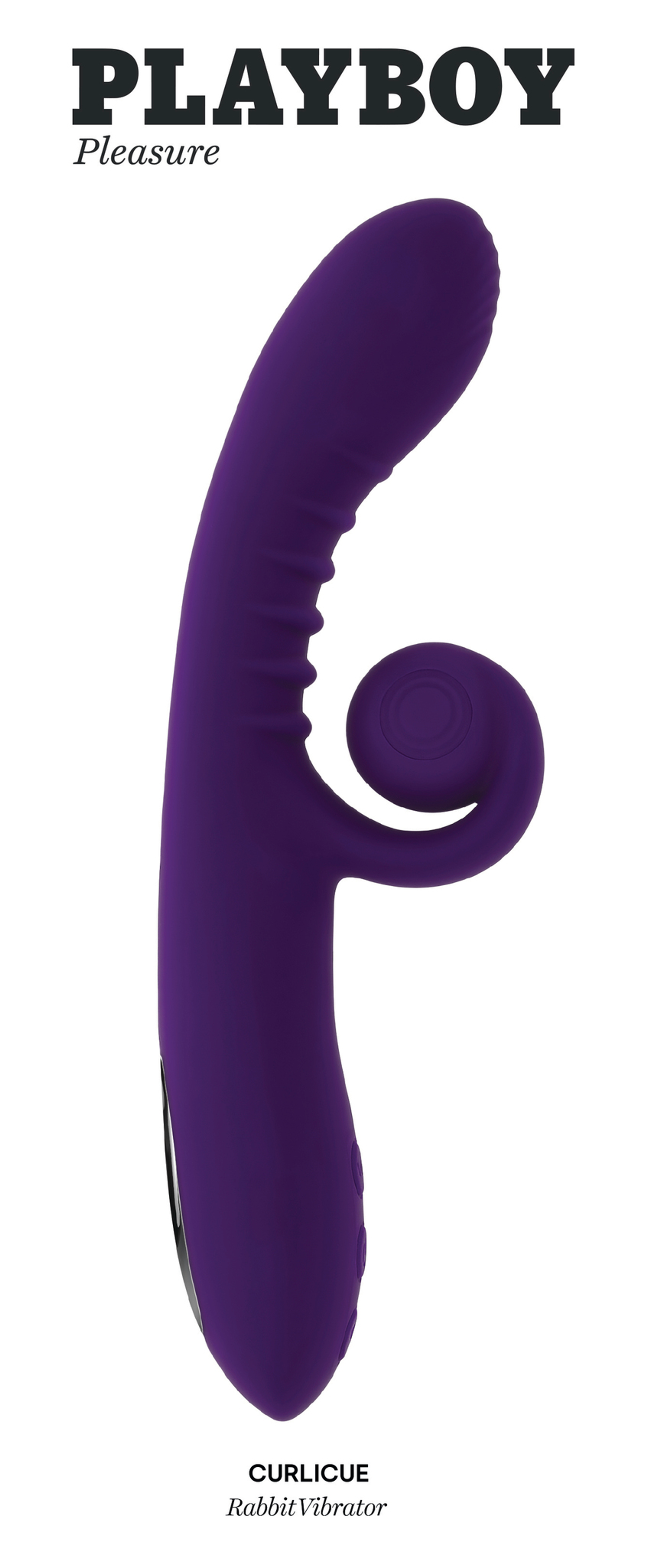 Playboy Curlicue Curved Rabbit Vibrator