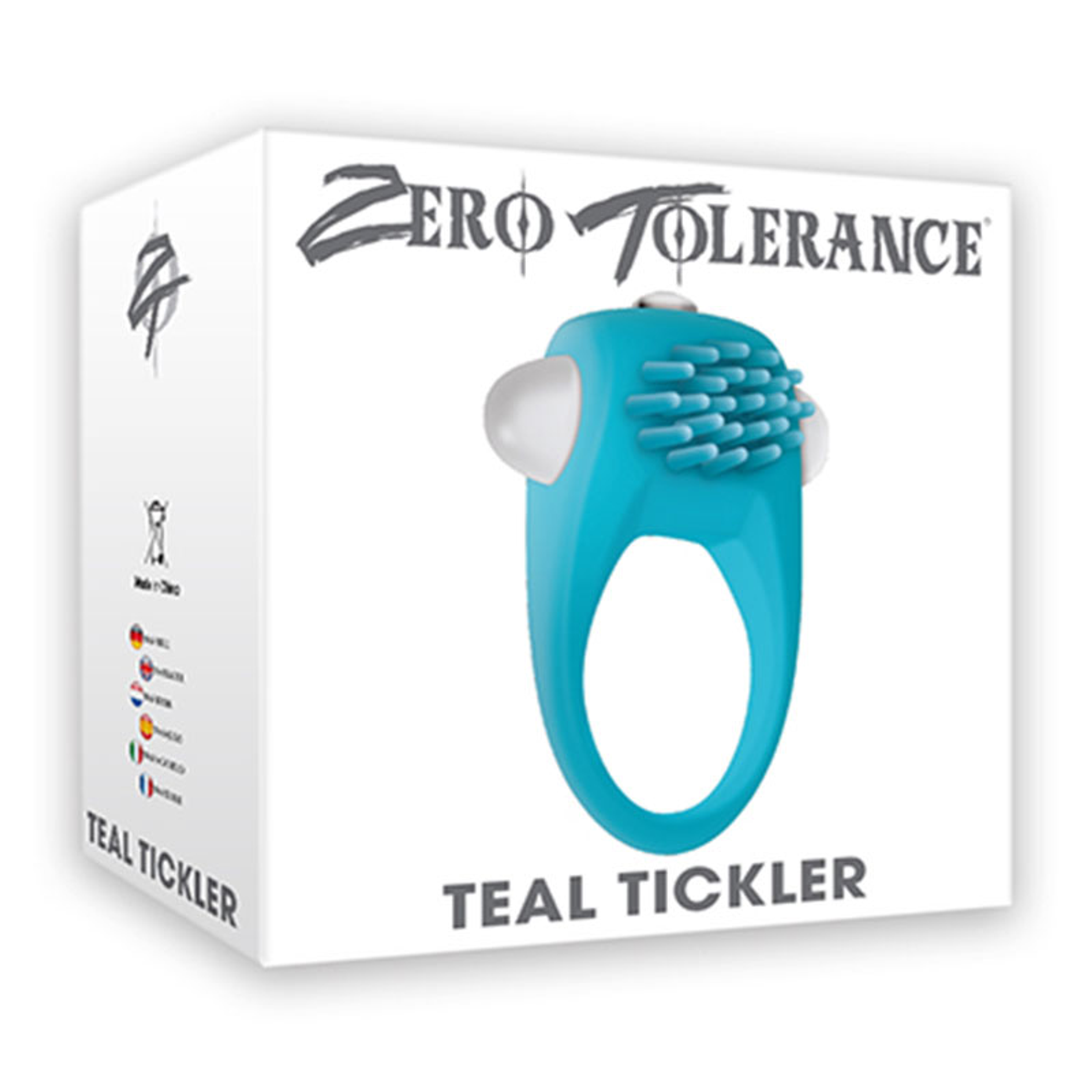 Zero Tolerance Teal Tickler | Vibrating Cock Ring