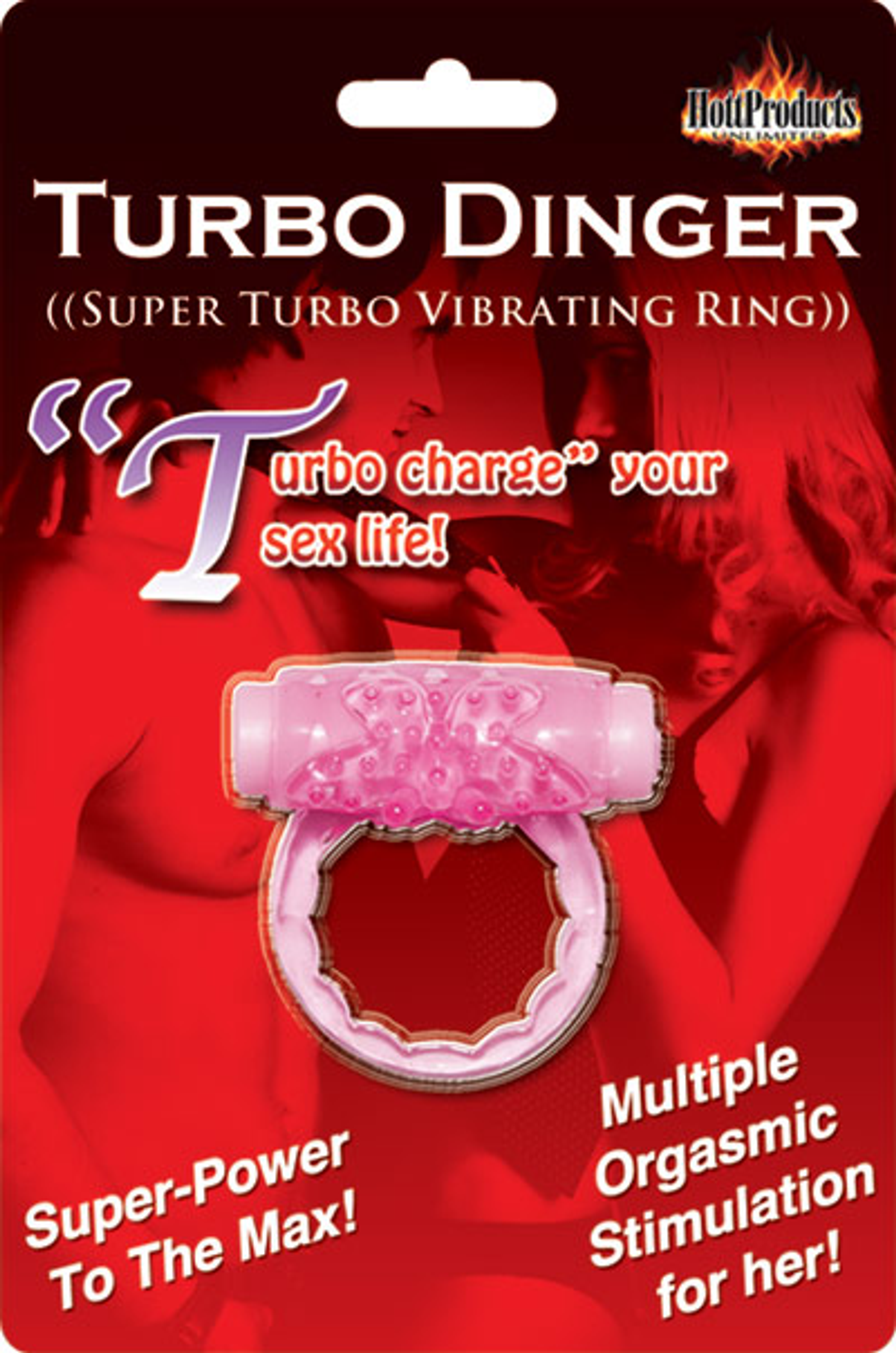 Humm Dinger Turbo Vibrating Cock Ring Magenta