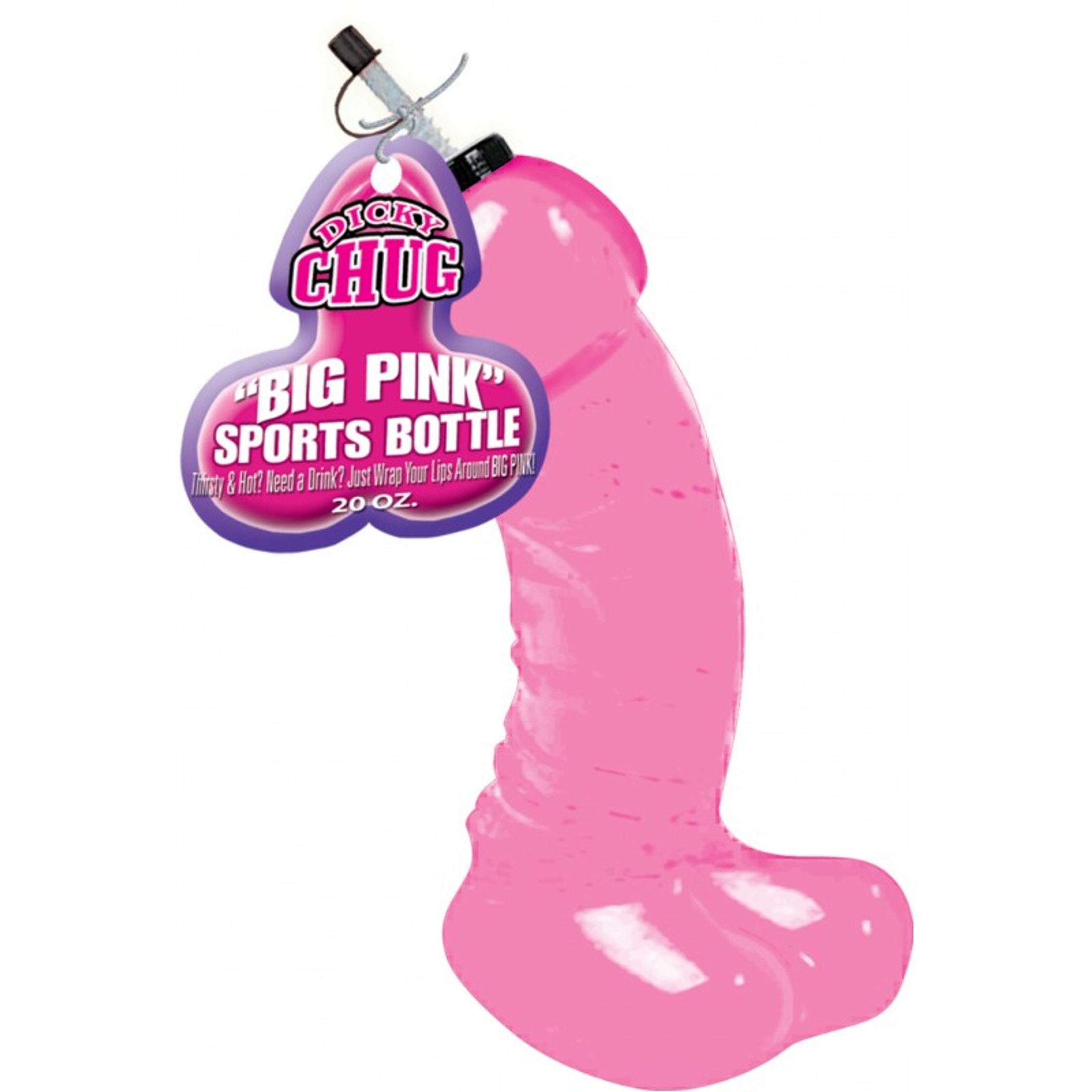 Dicky Chug Sports Bottle in Pink