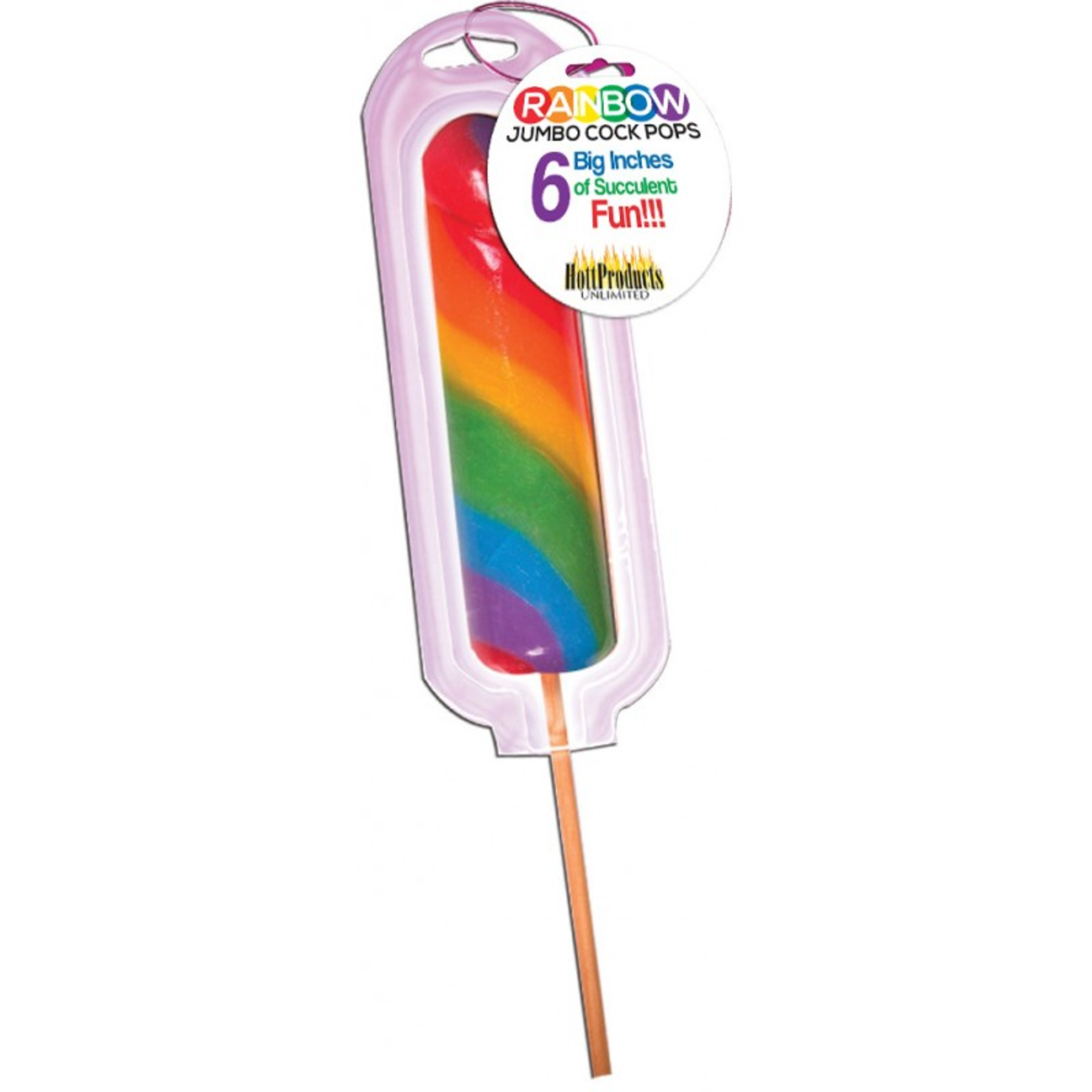Jumbo Rainbow Candy Pop – Novelty Candy Gag Gift