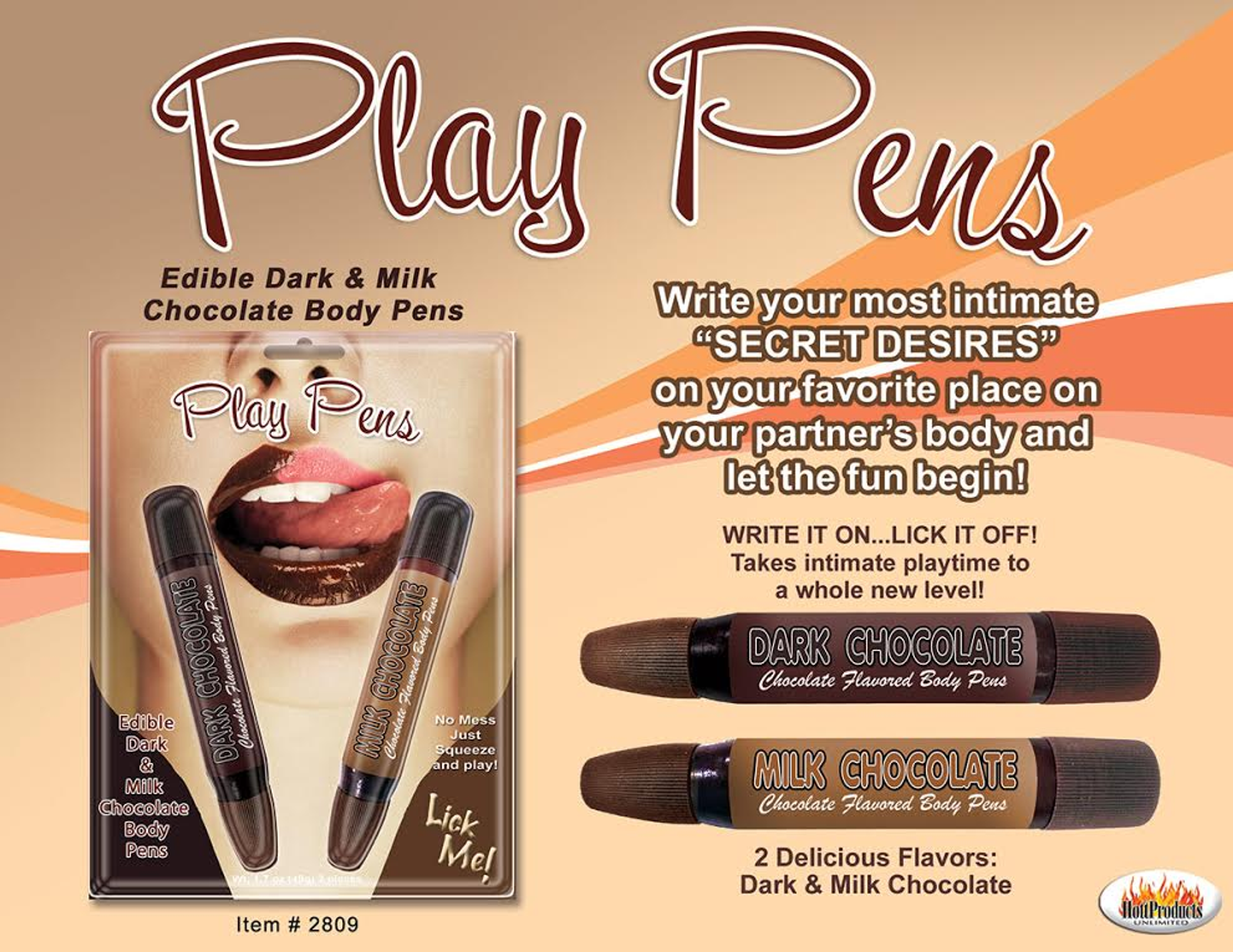 Chocolate Play Pens 2 Pack – Naughty Edible Gag Gift