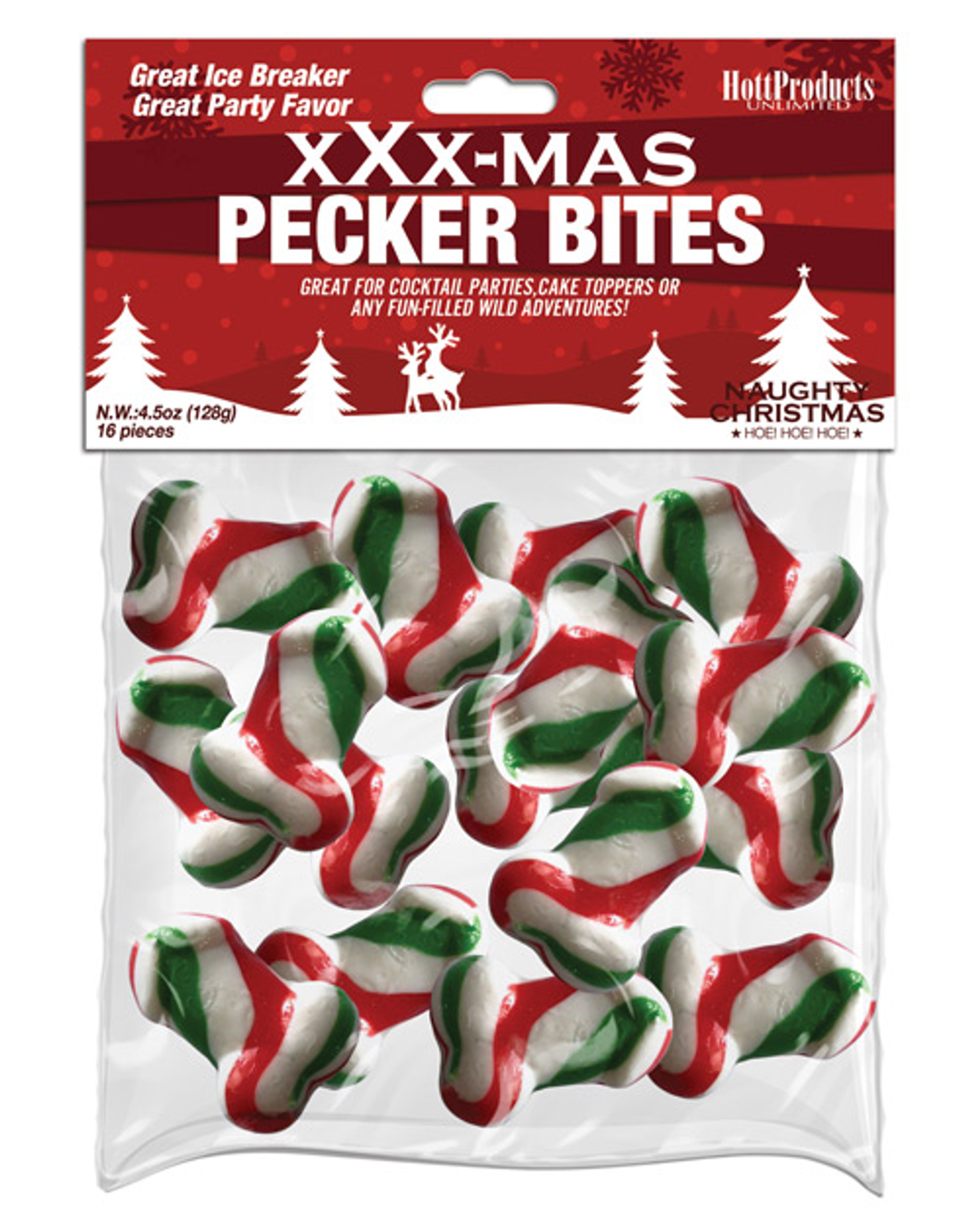 Xmas Pecker Bites | Holiday Novelty Candy Gag Gift