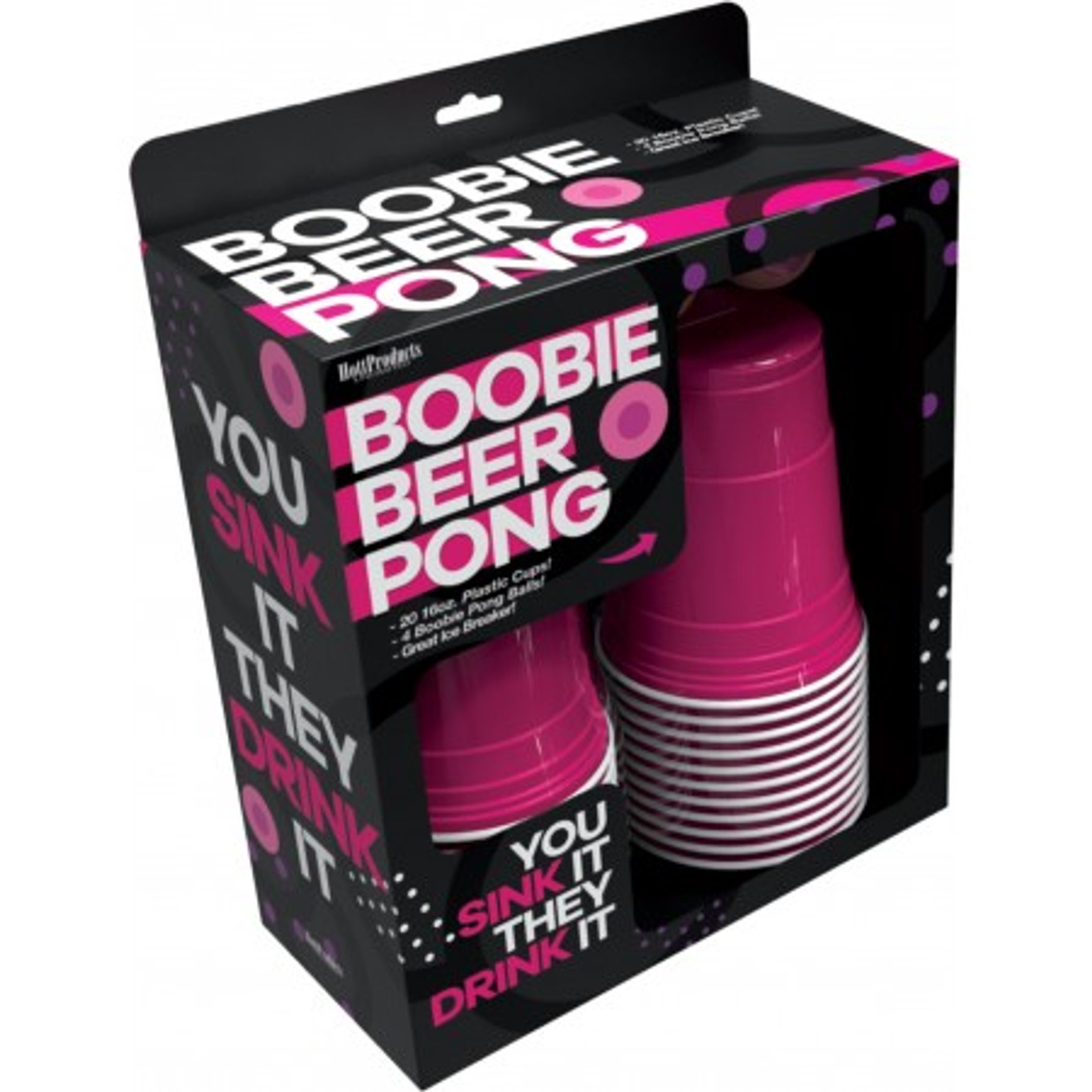 Boobie Beer Pong Party Game