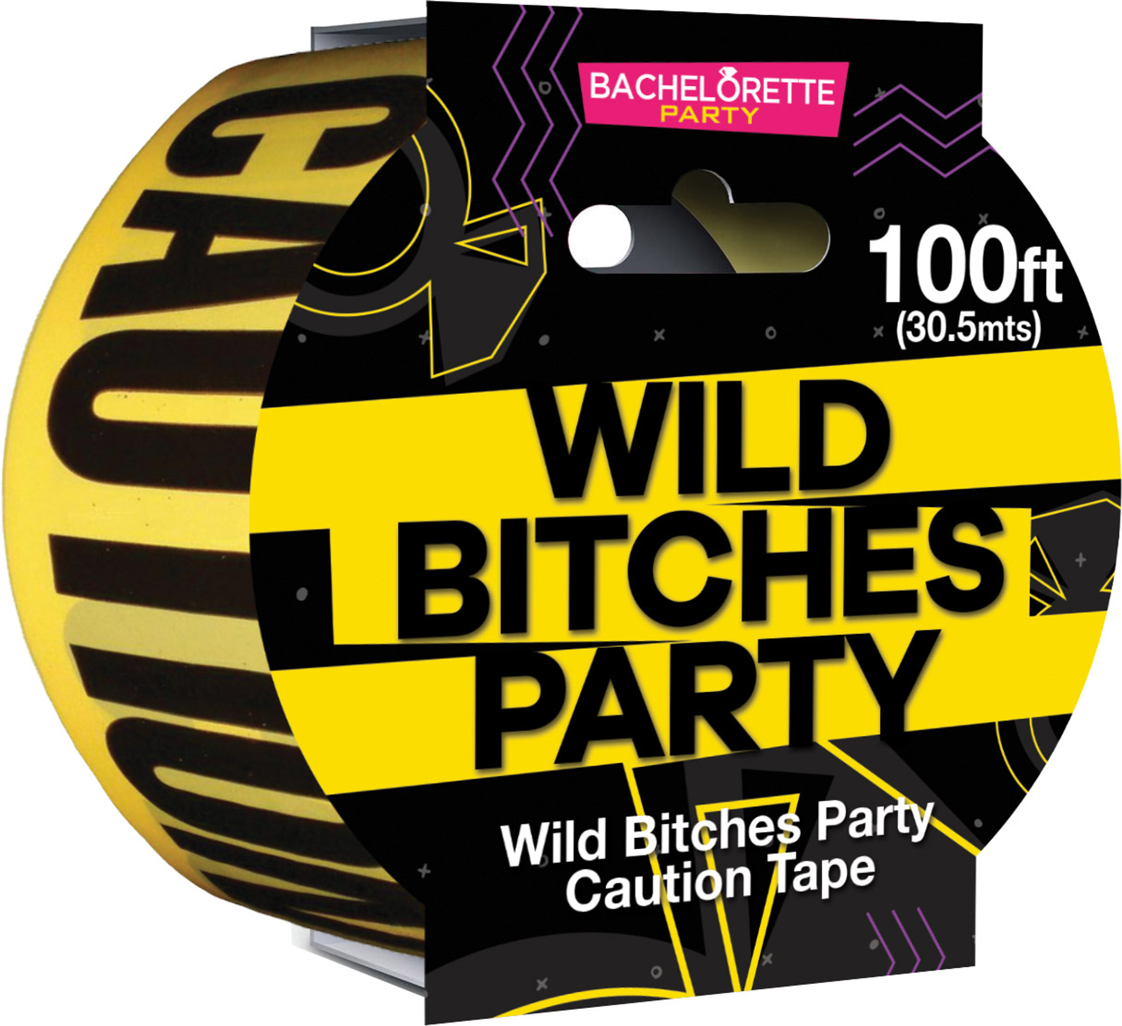 Wild Bitches Caution Tape | Cheeky Bachelorette Prop