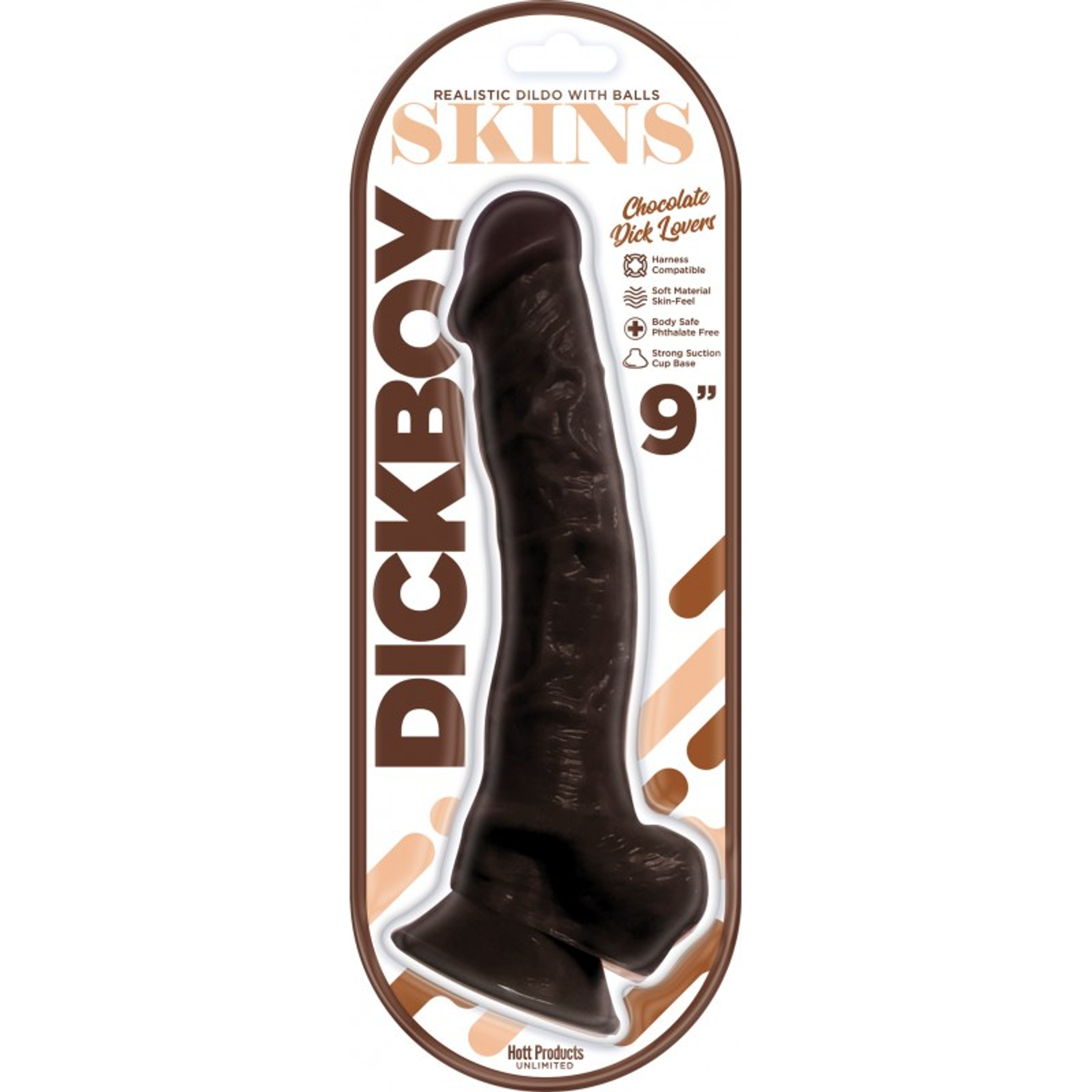 Explore DICKBOY SKINS CHOCOLATE LOVERS 9IN DILDO