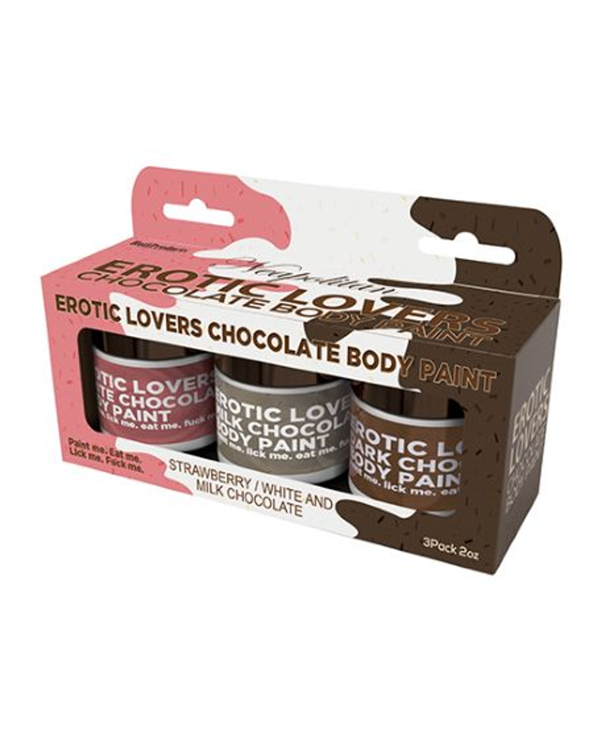 Erotic Chocolate Body Paint Trio
