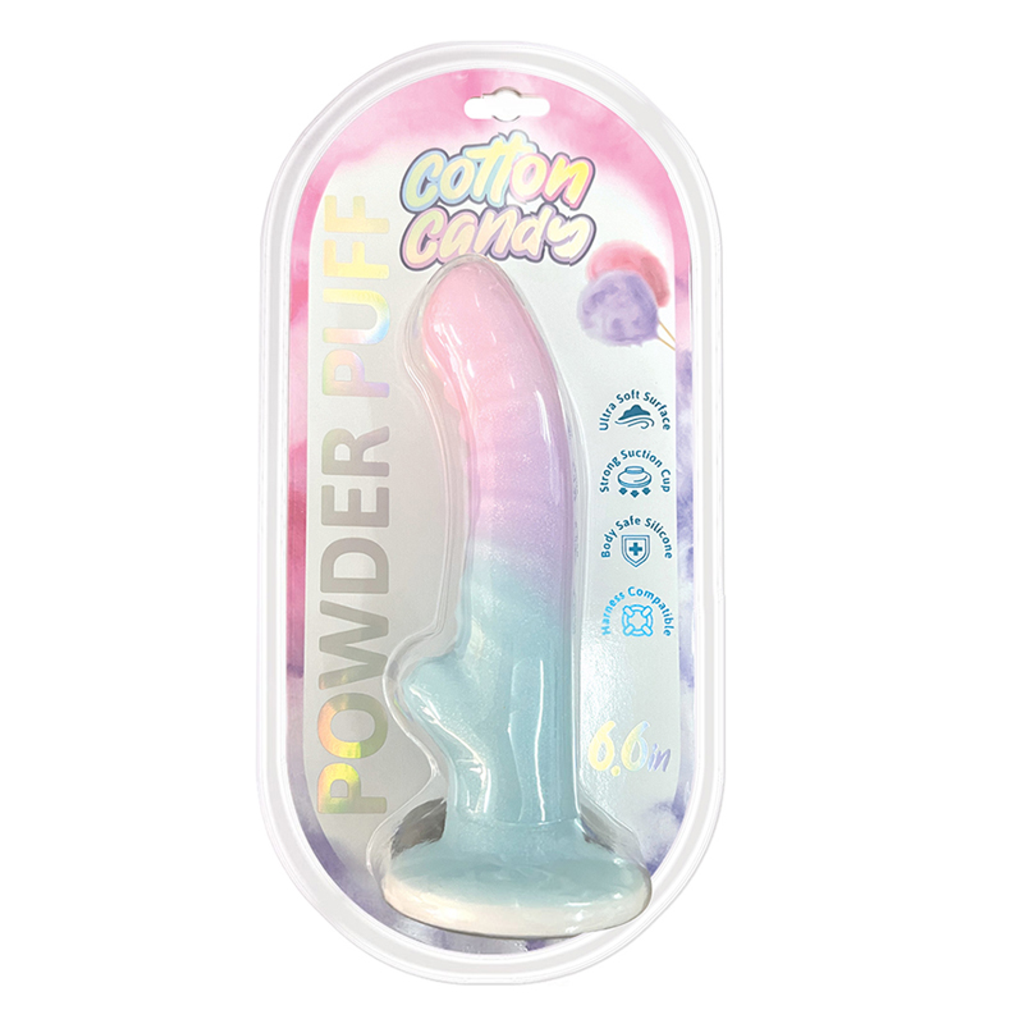 Cotton Candy Pixie Dix 6.5-Inch Silicone Dildo
