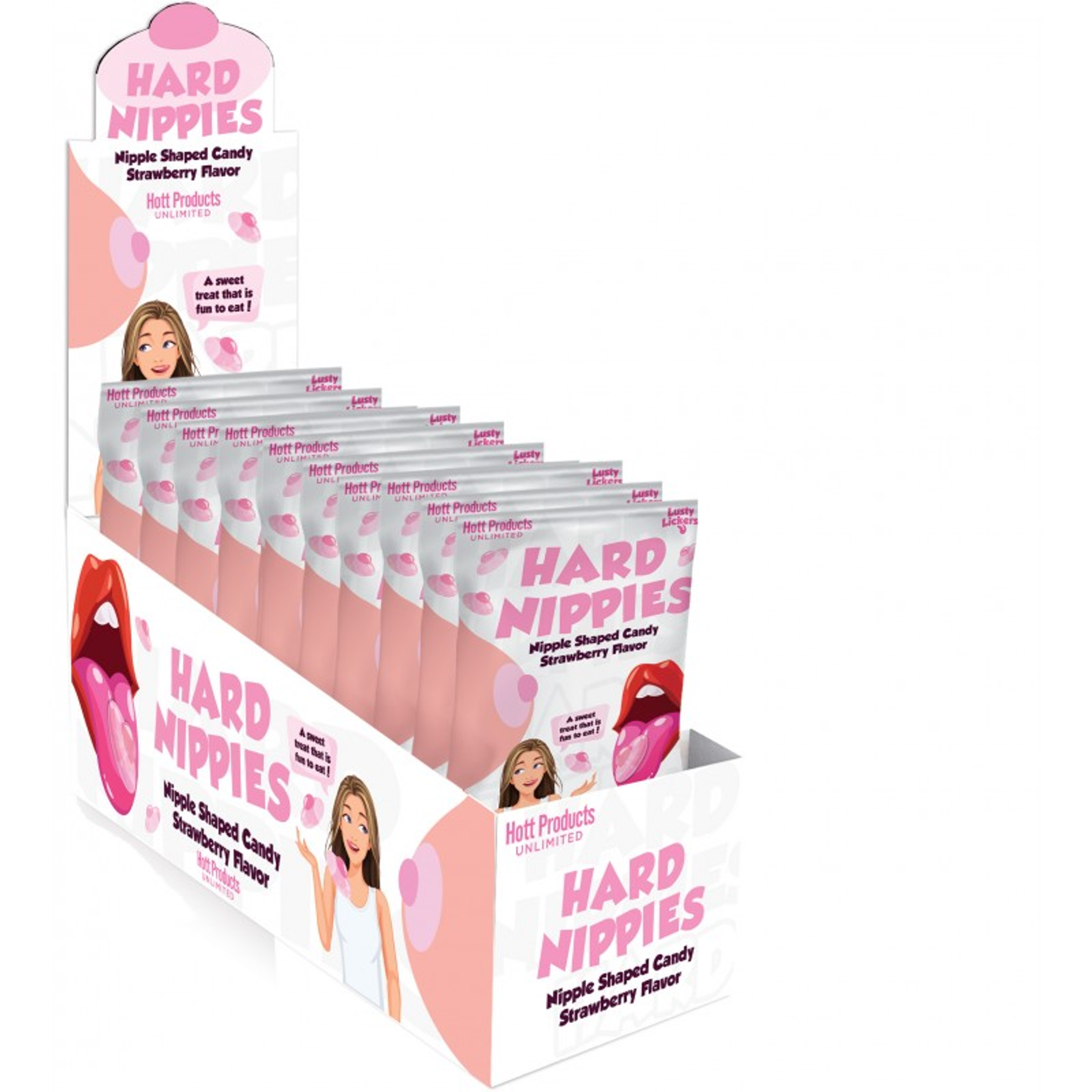 Hard Nippies Strawberry Candy 12pc | Novelty Display