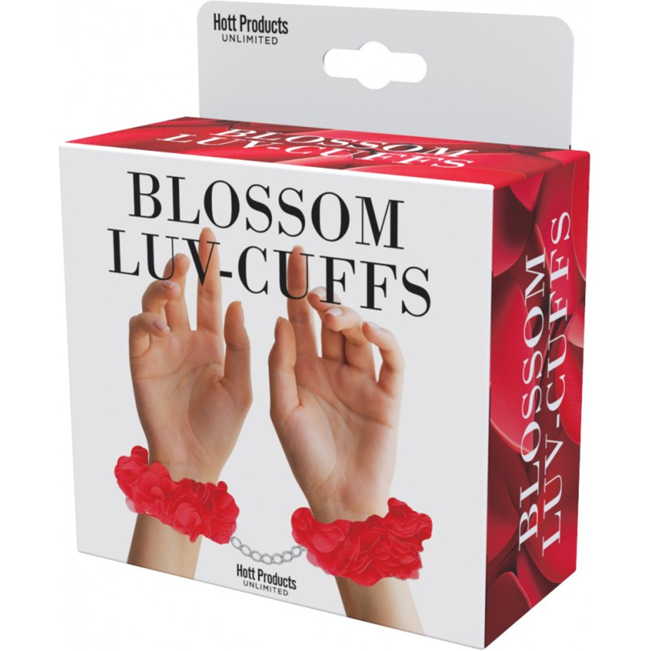 Blossom Luv Flower Cuffs in Red