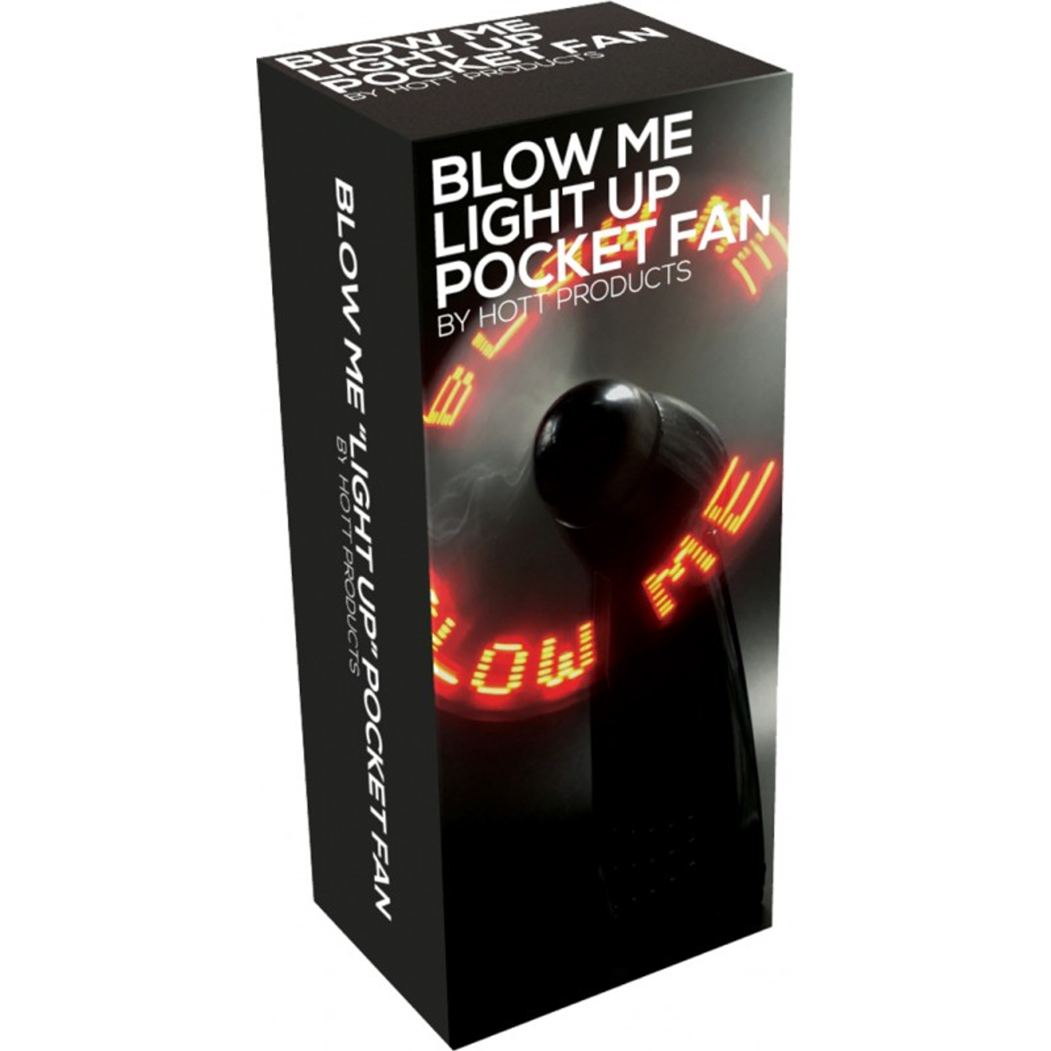 Blow Me Hand Fan in Black