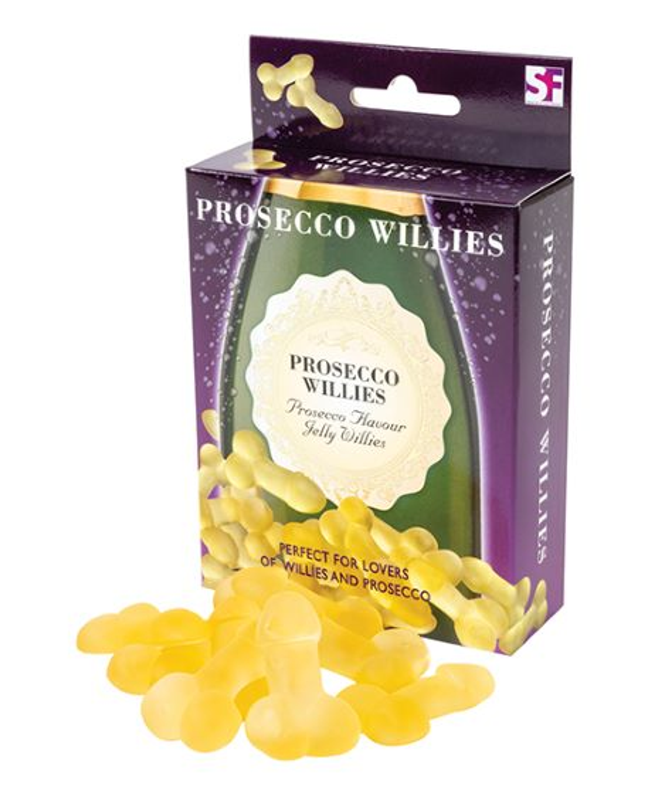 Prosecco Willies Penis-Shaped Gummies - Champagne Flavor