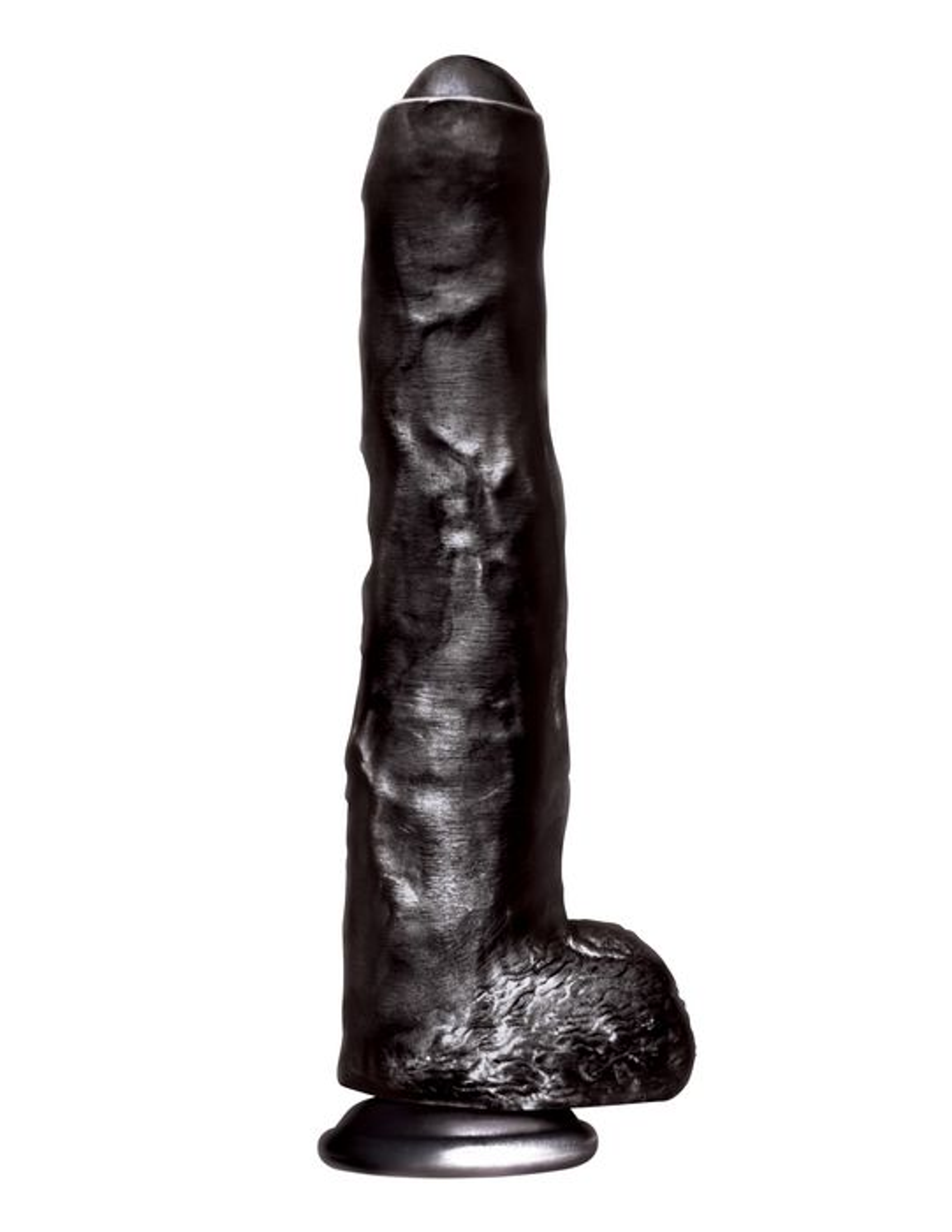 Falcon Uncut Realistic Dildo - Dark Tone