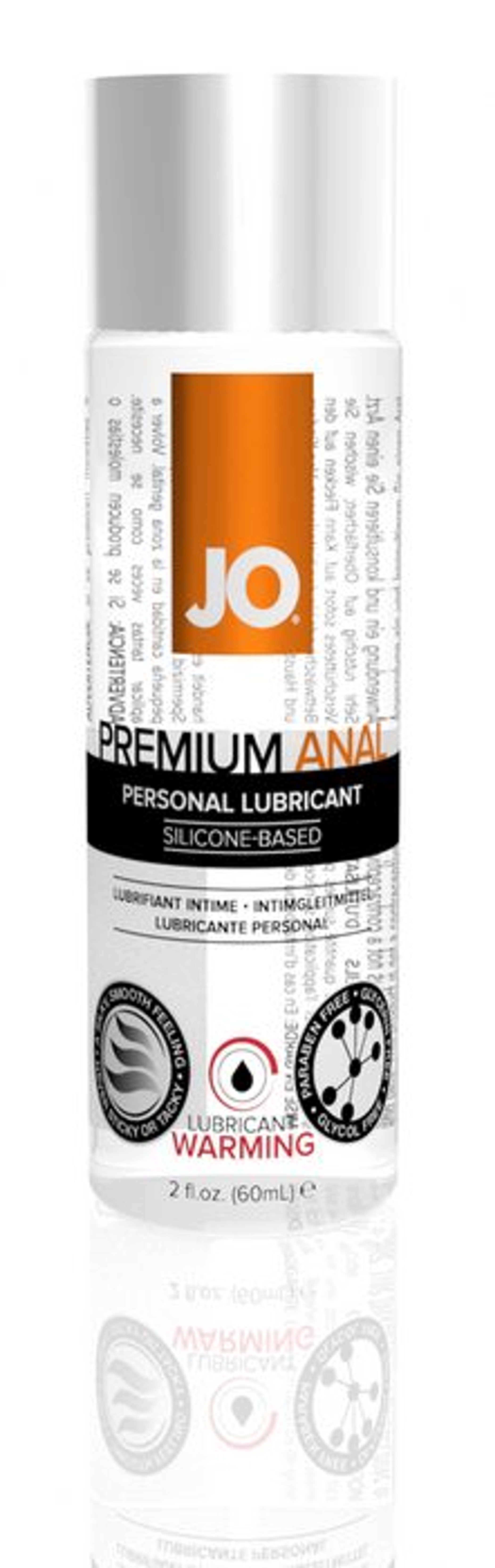 Anal Premium Silicone Lube Warming 2 oz