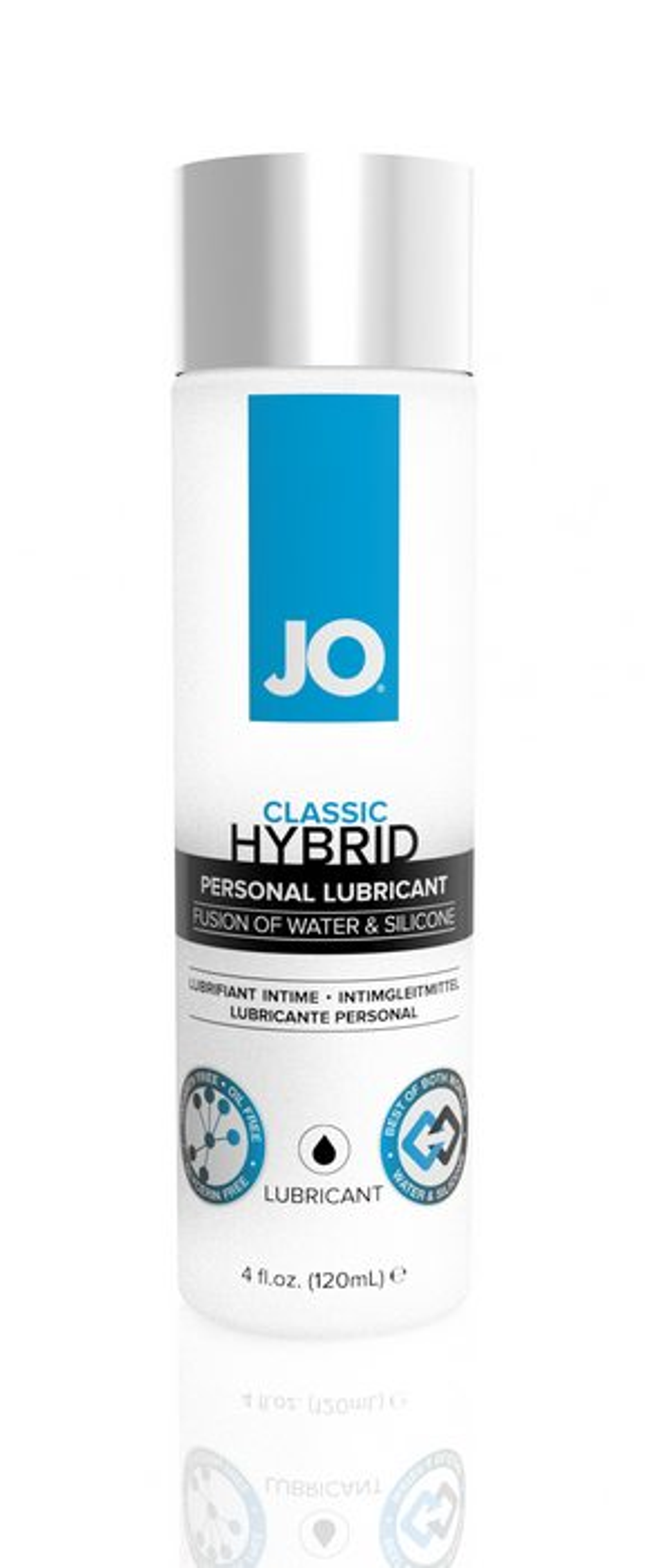 JO Hybrid Lubricant 4 oz | Water Meets Silicone Glide