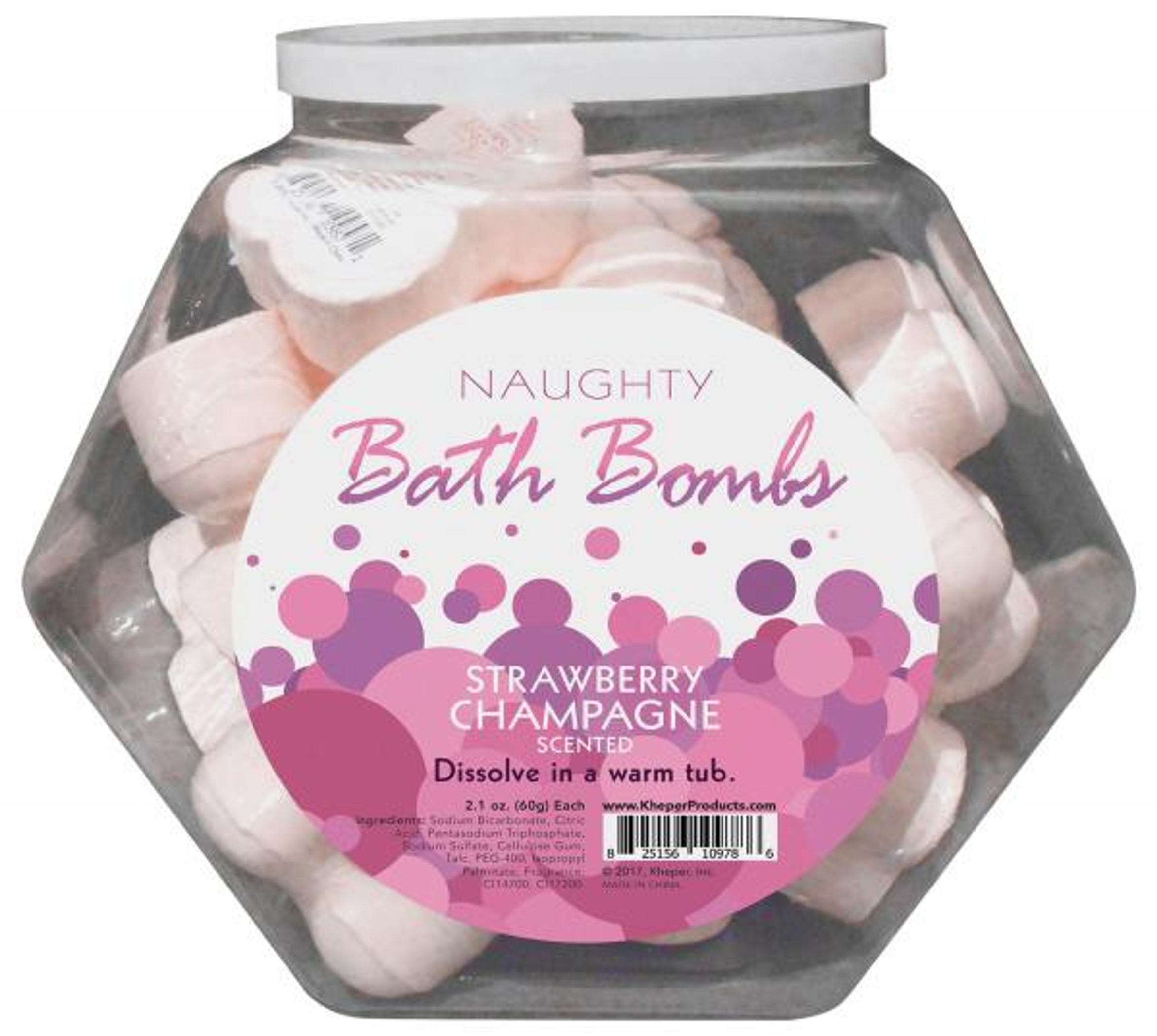 Naughty Bath Bombs Fishbowl 24pc – Cheeky Soak Collection