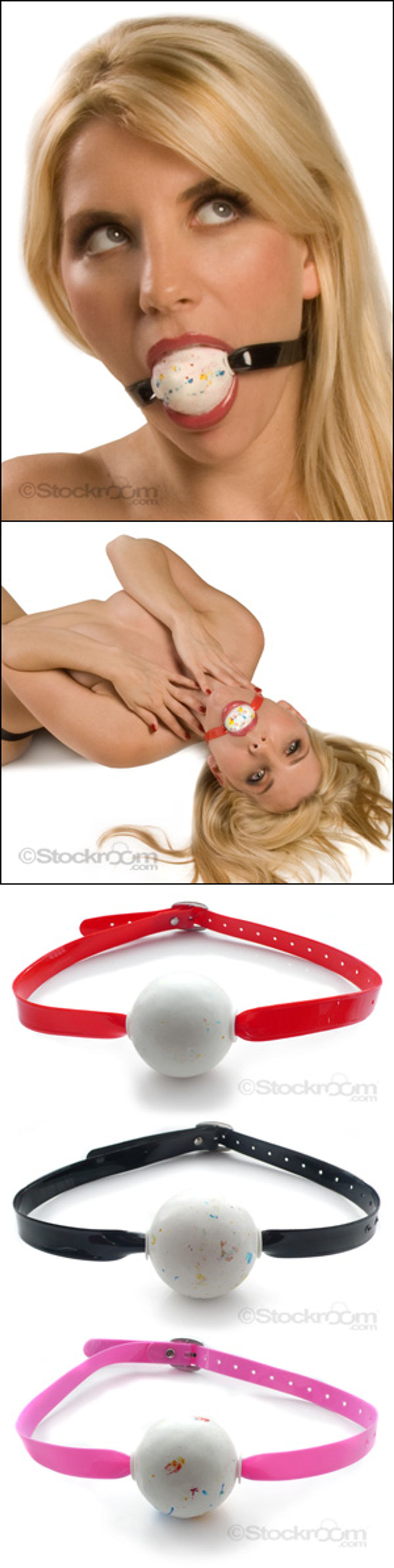 Jawbreaker Gag Black Strap | Adjustable Bondage Gag