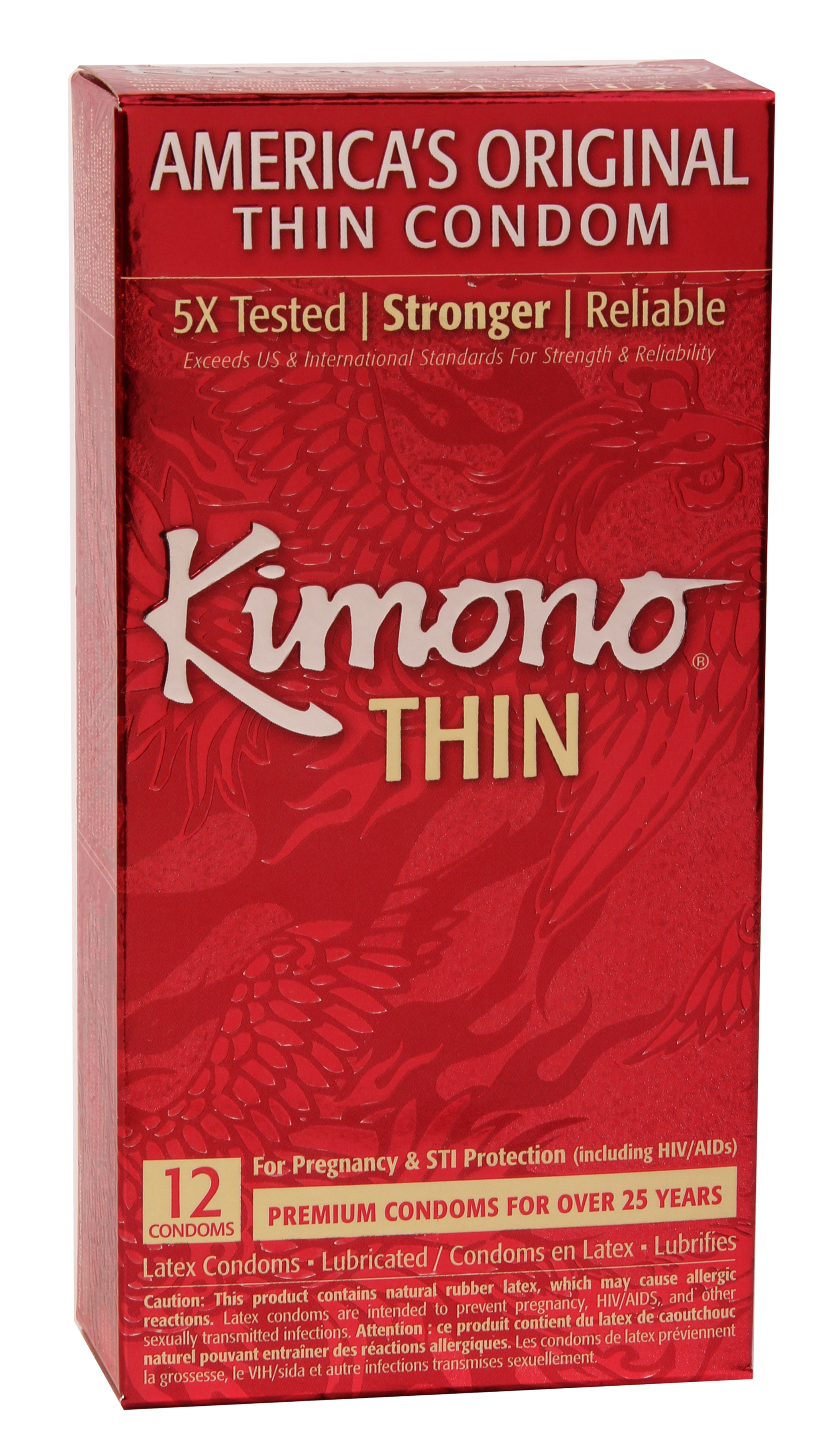 Kimono Lubricated Condoms 12 Pack