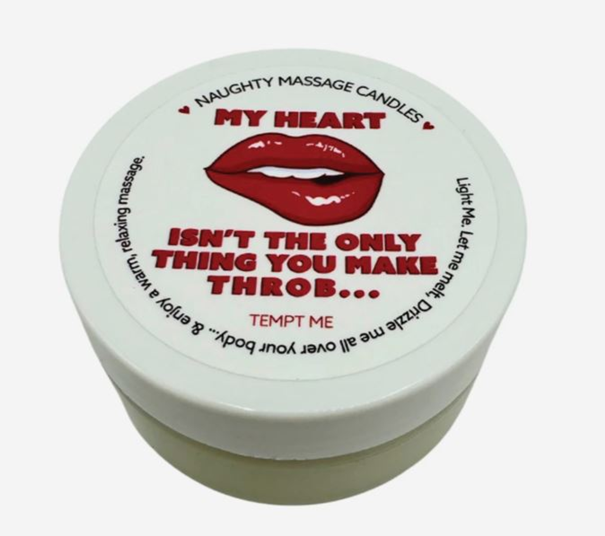 Throb Valentine's Massage Candle – Romantic Warm Oil