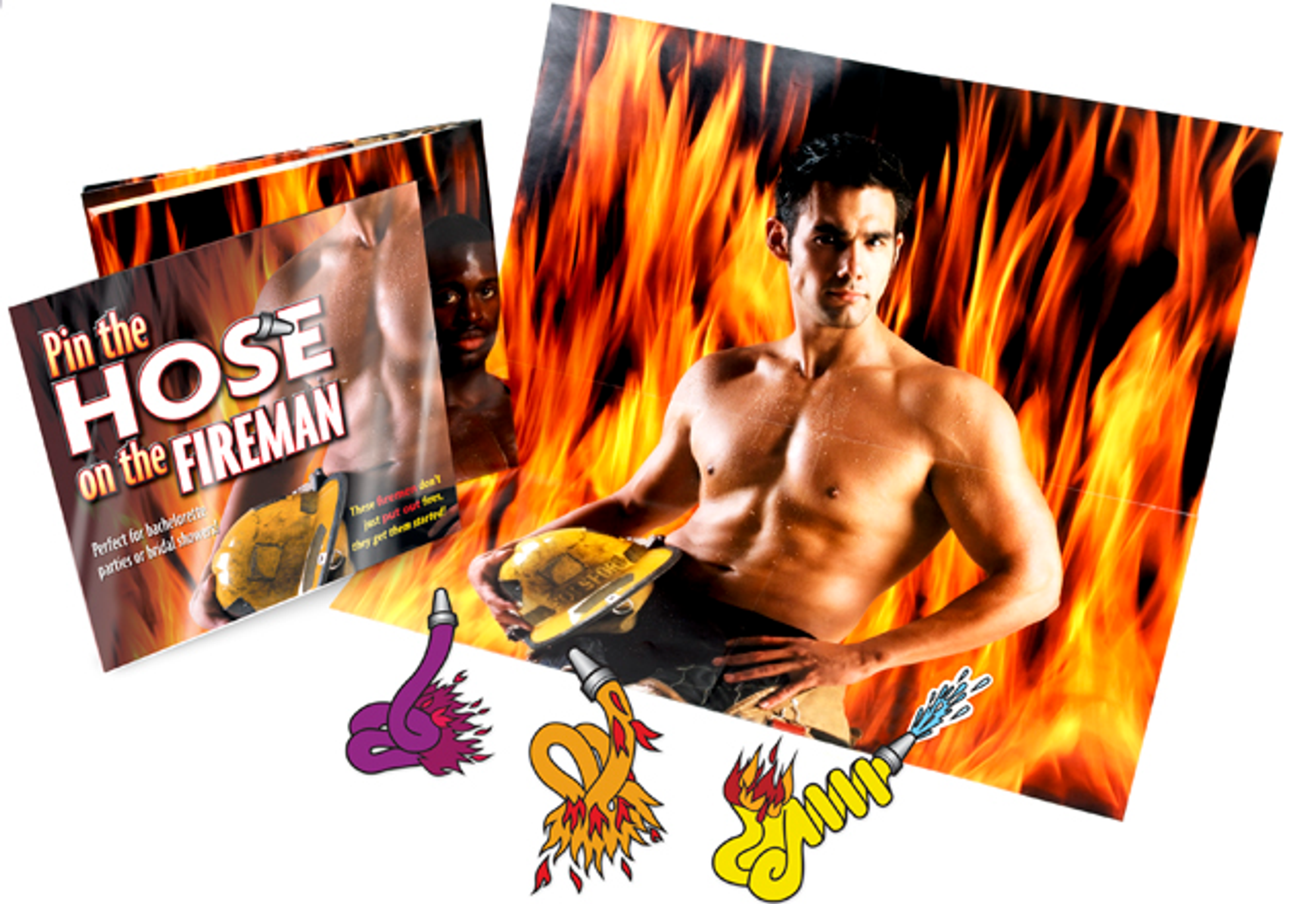 Pin the Hose on the Fireman | Bachelorette Party Game