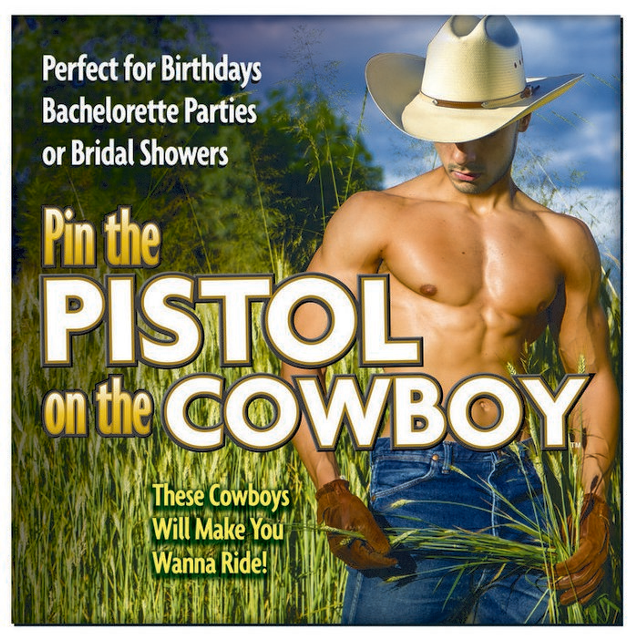 Pin the Pistol on the Cowboy | Naughty Party Game