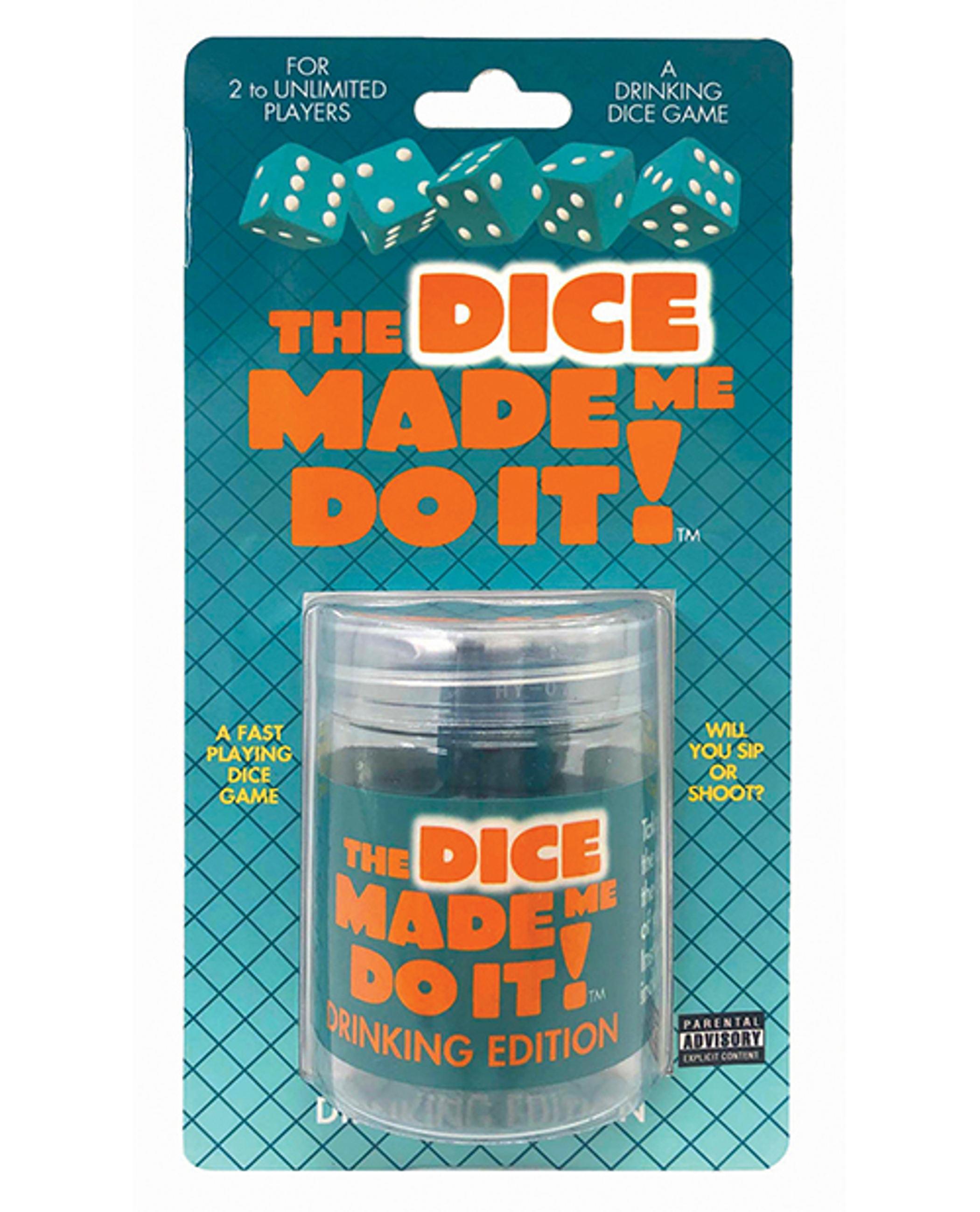 The Dice Made Me Do It Drinking Edition – Adult Party Game