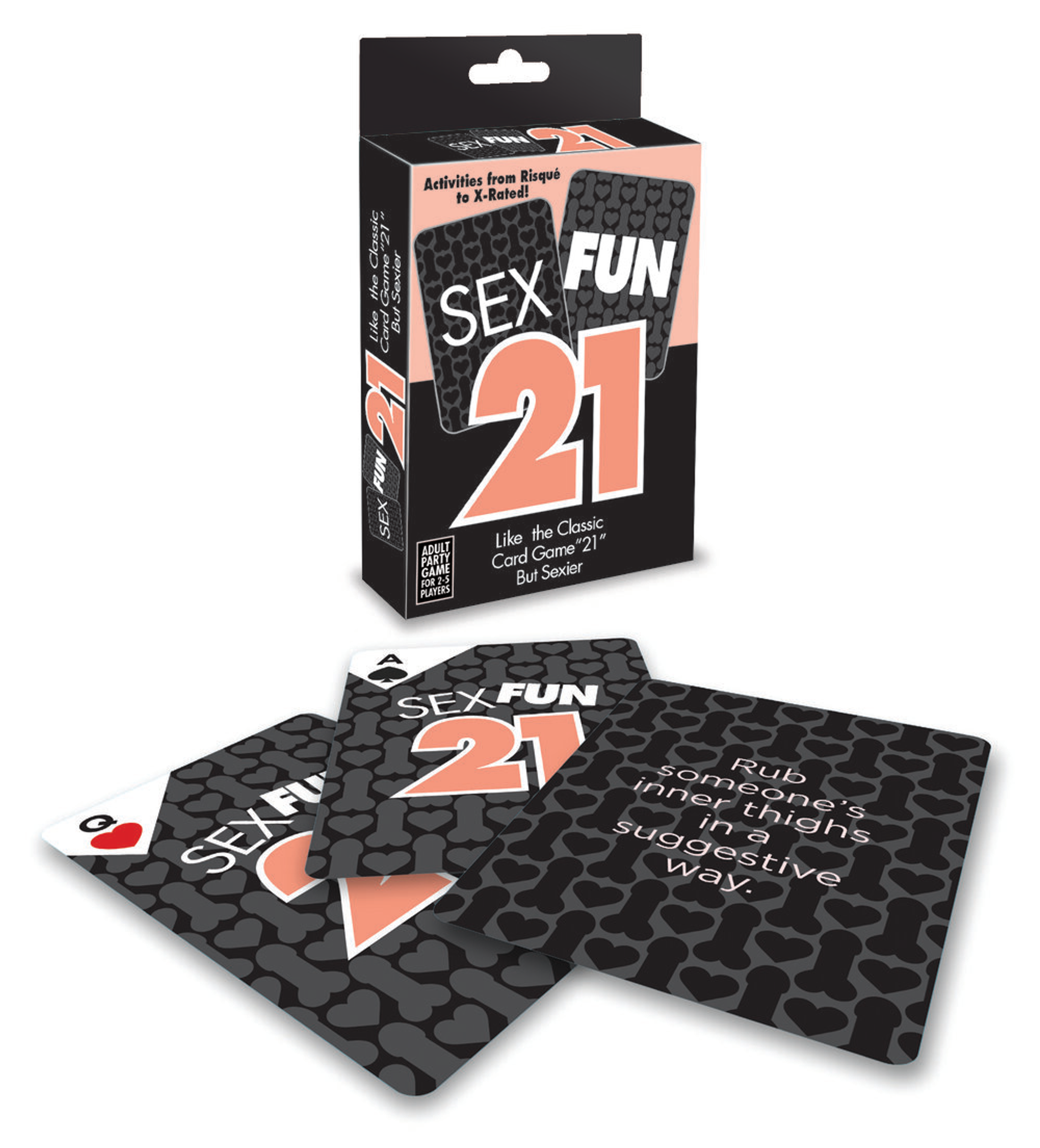 Sex Fun 21 Card Game | Flirty Couples Party Game