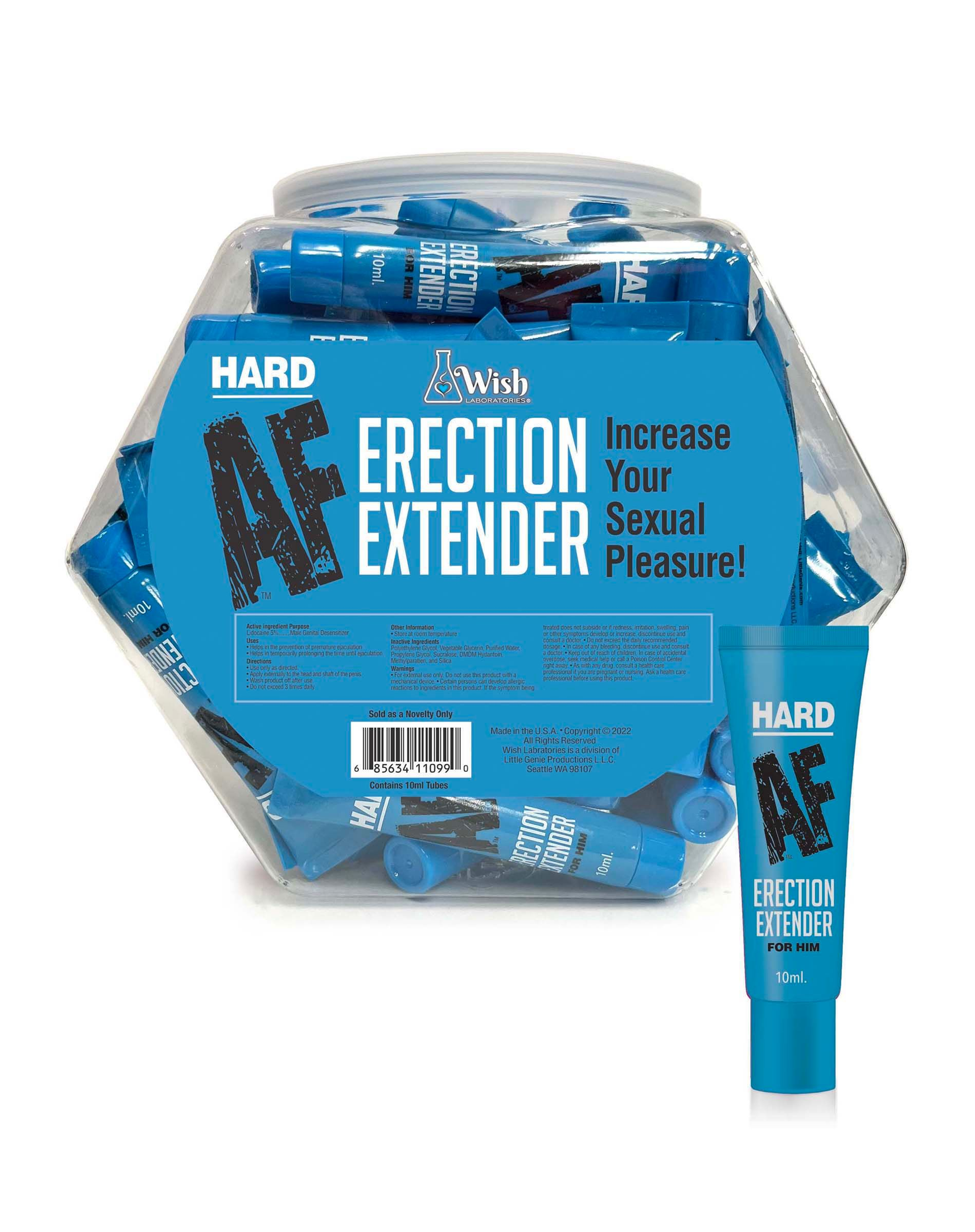 Hard AF Fishbowl Erection Extender 10ml (65 Pack)